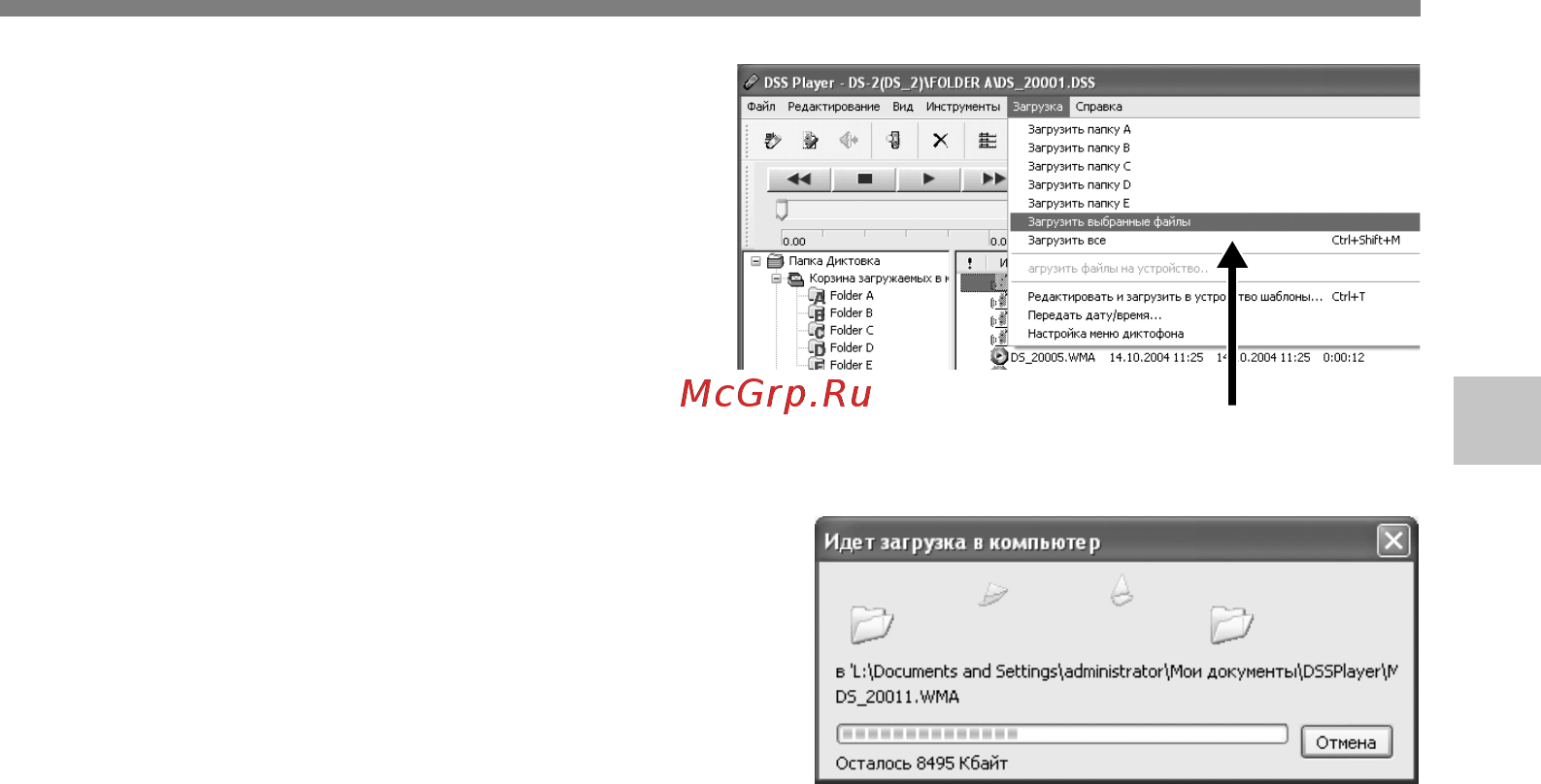 Olympus DS-2300 Инструкция по эксплуатации онлайн [53/75] 13722