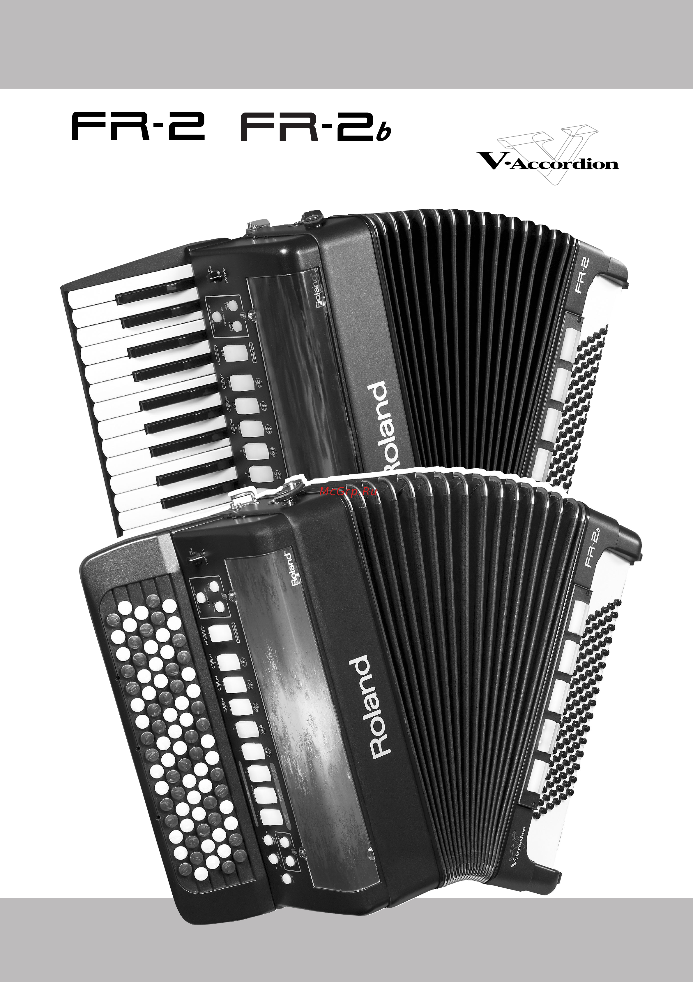 Roland FR-2B Инструкция по эксплуатации онлайн