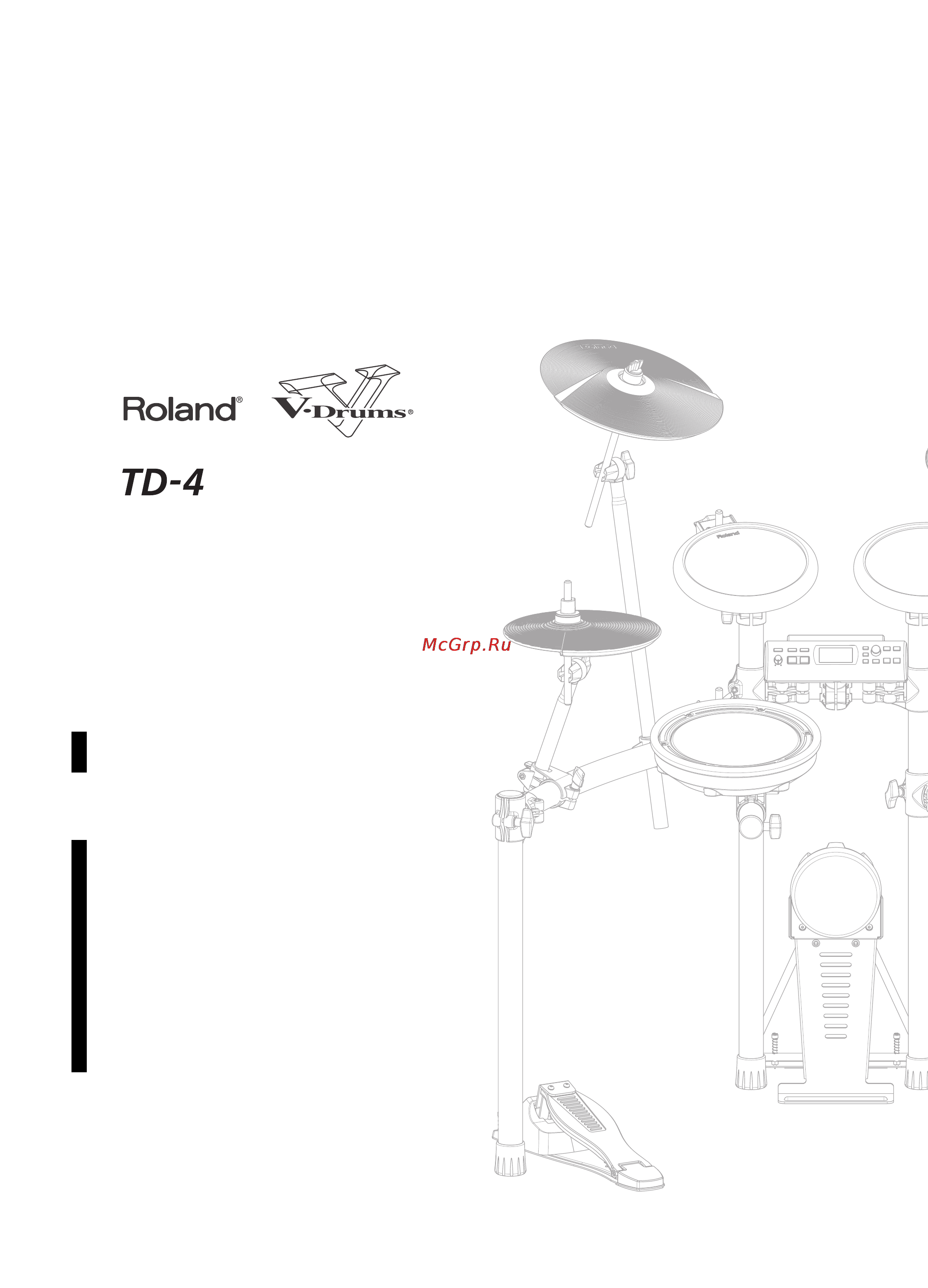 Roland TD-4K Инструкция по эксплуатации онлайн