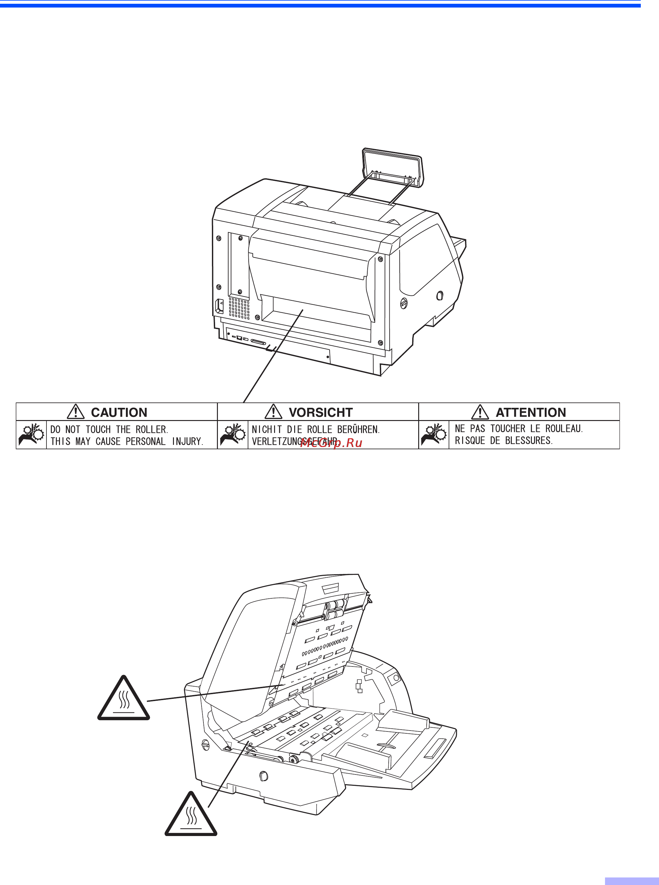 Panasonic KV-S3065C [5/39] Предостерегающие наклейки