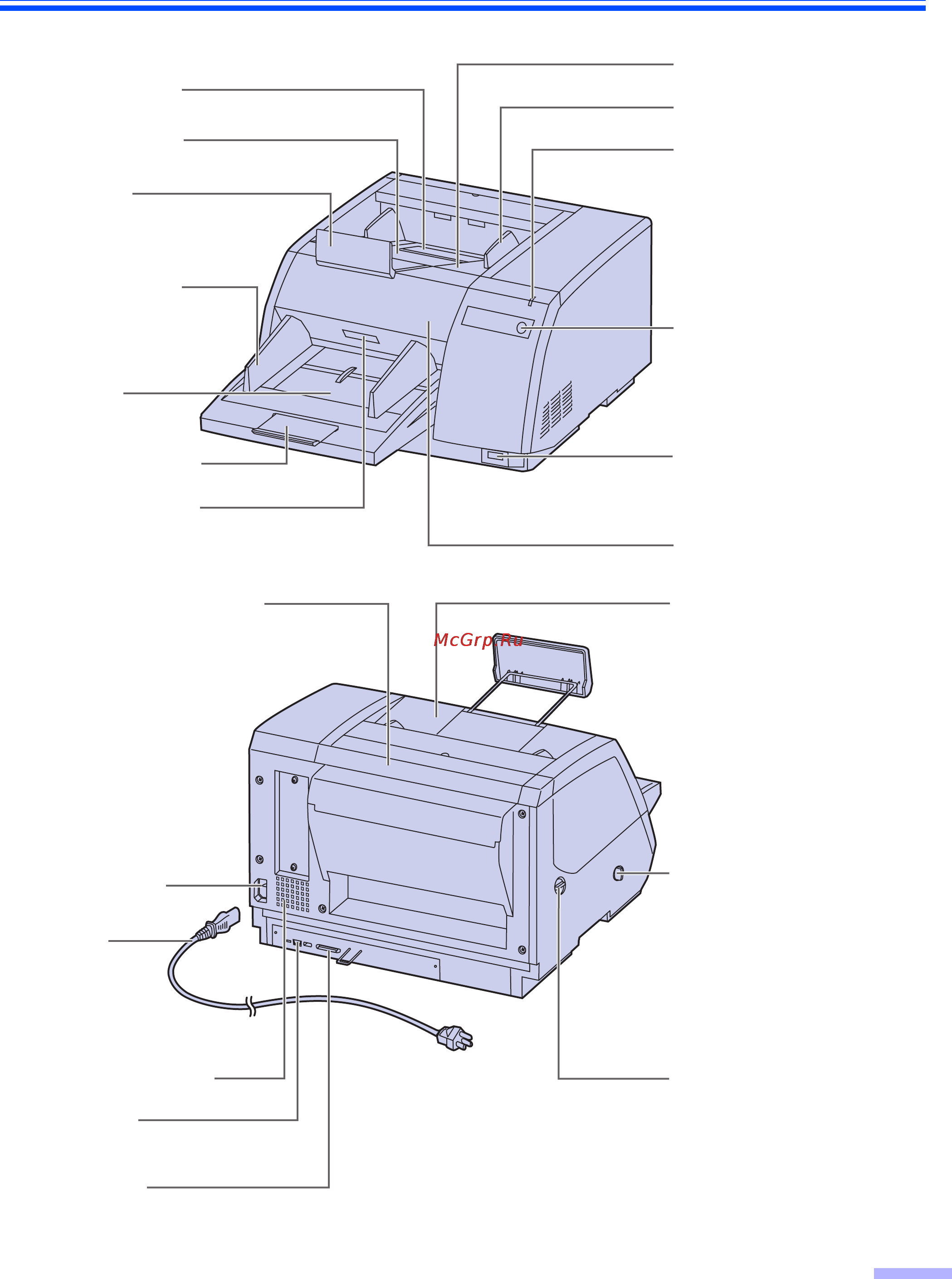 Panasonic KV-S3065C [9/39] Выходное отверстие вентилятора