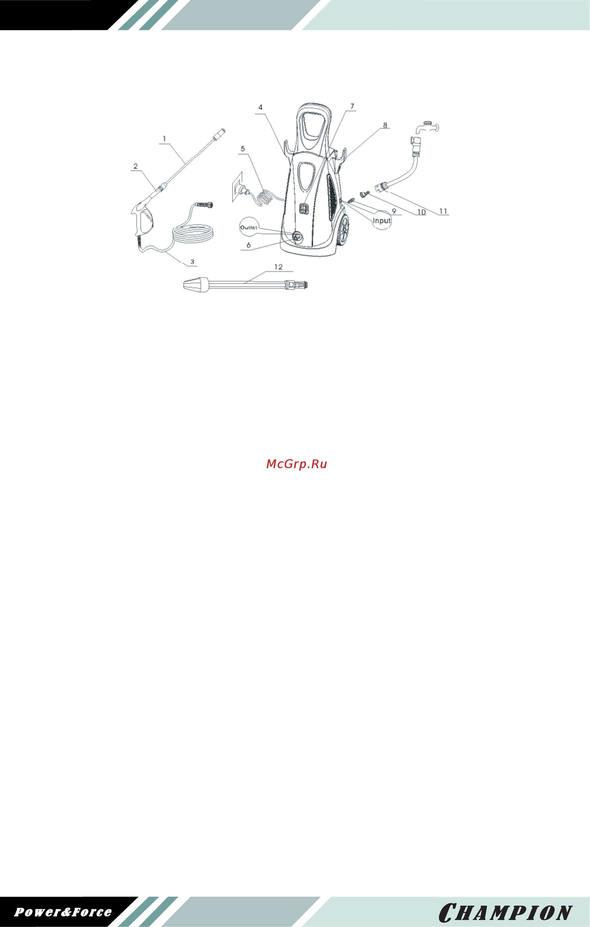Champion HP8170 [8/14] Описание