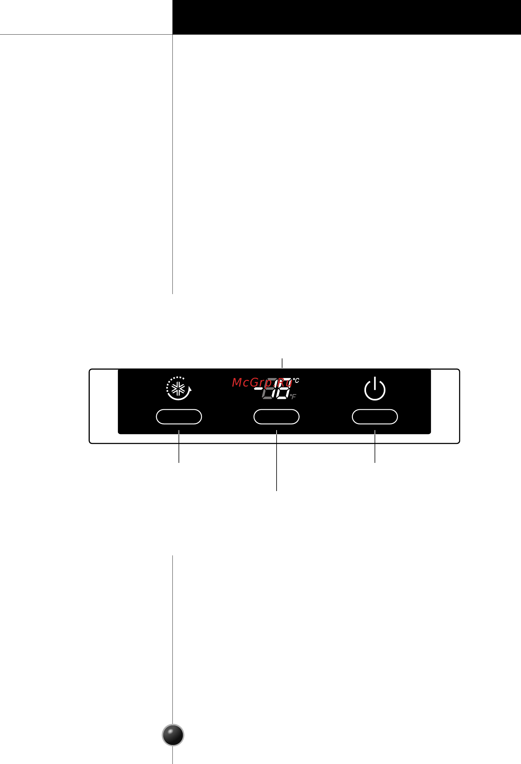 Smeg FB30AFNF [39/52] Display panel for temperature control