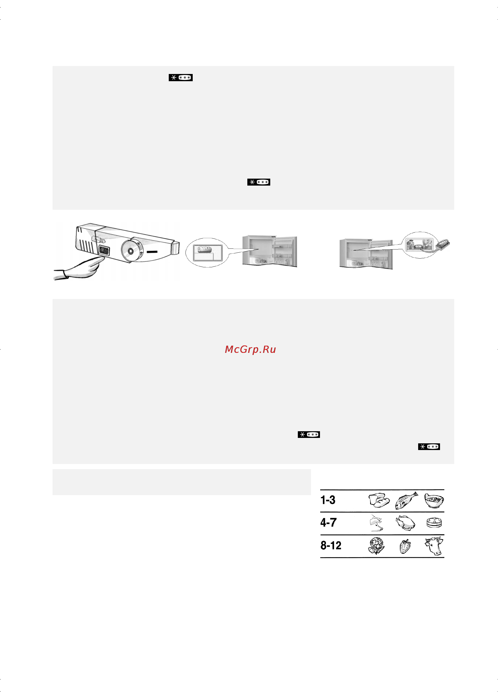 Smeg FR315APL [6/11] How to use the freezer compartment