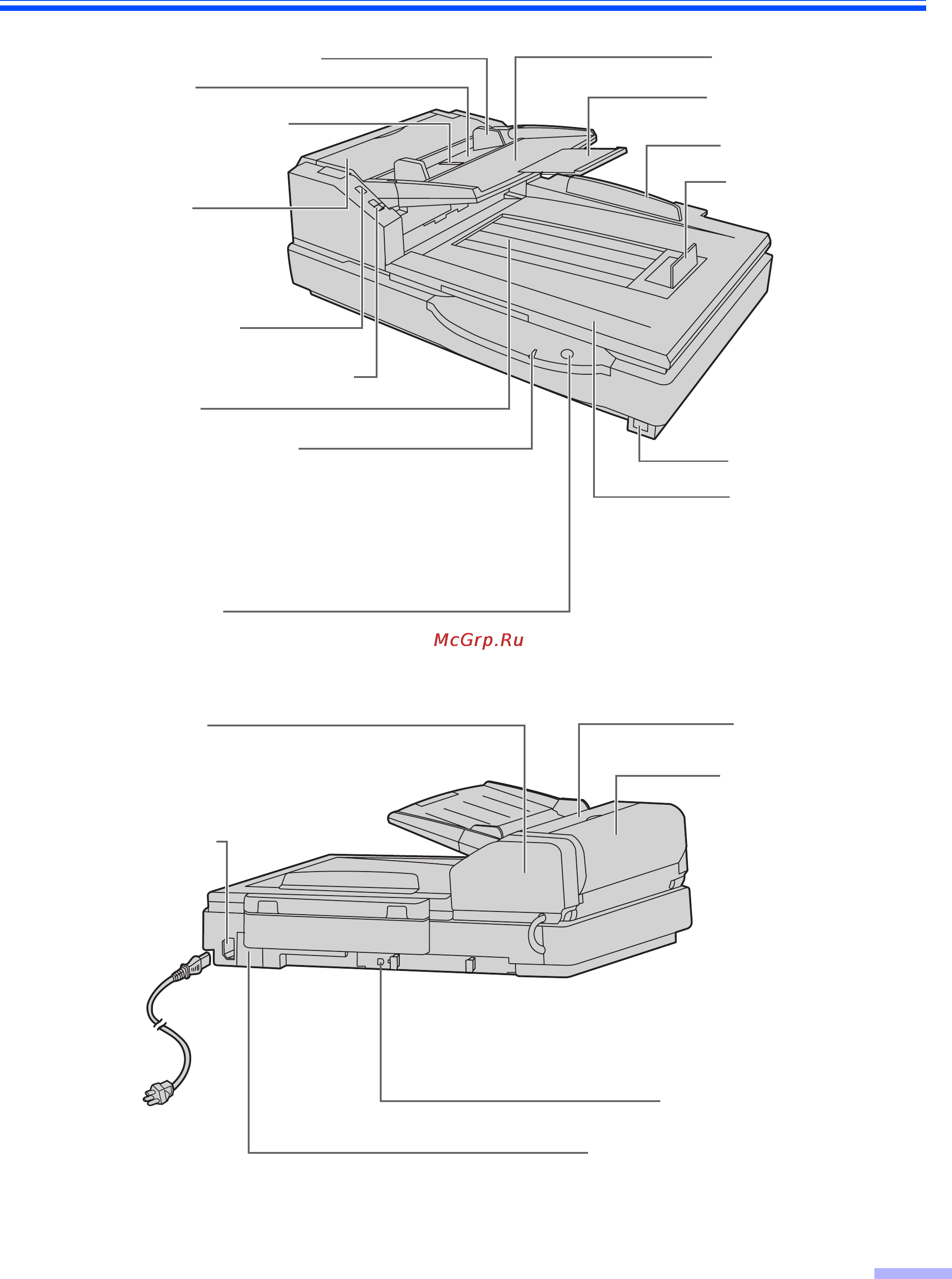 Panasonic KV-S7075C [11/53] Идентификация компонентов