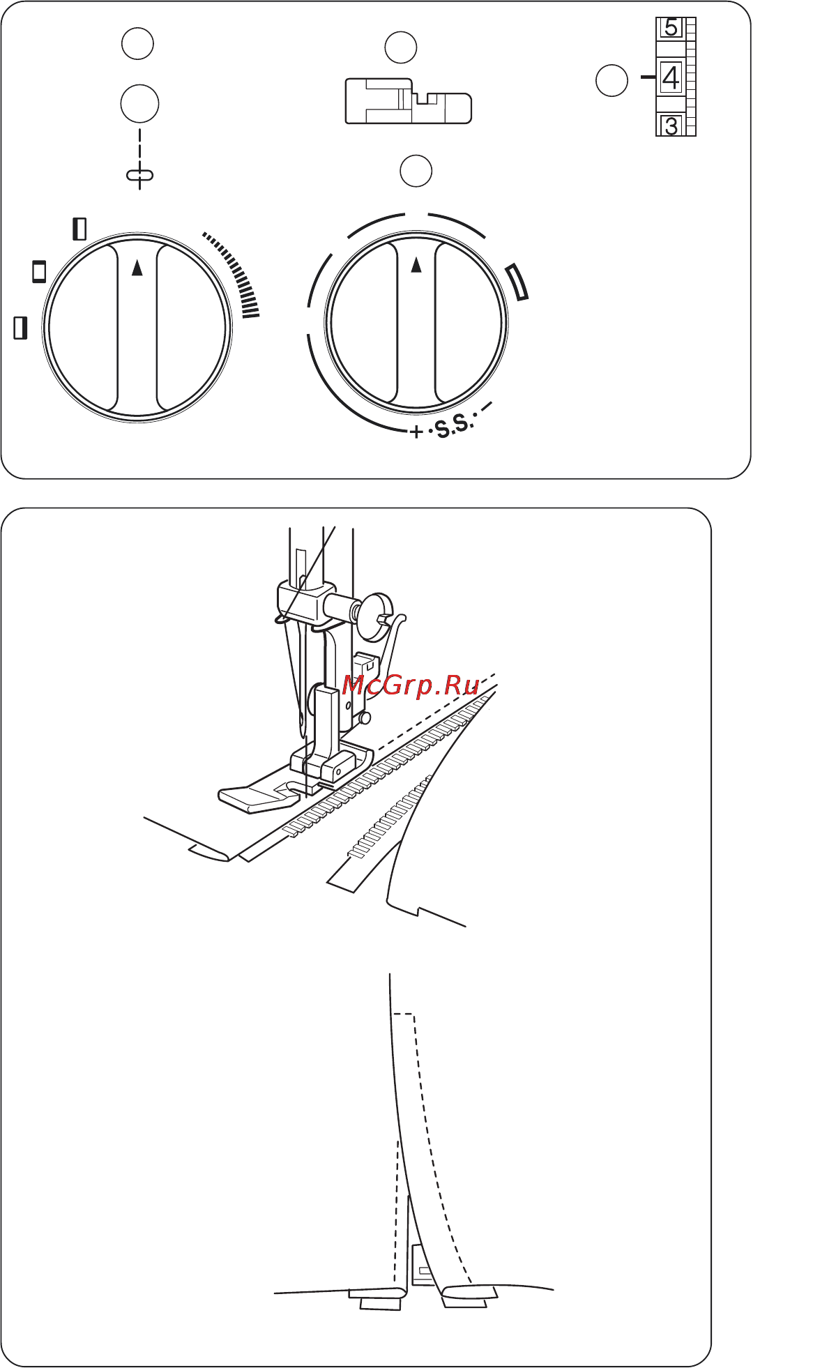 Janome 2041S [24/31] Вшивание молнии