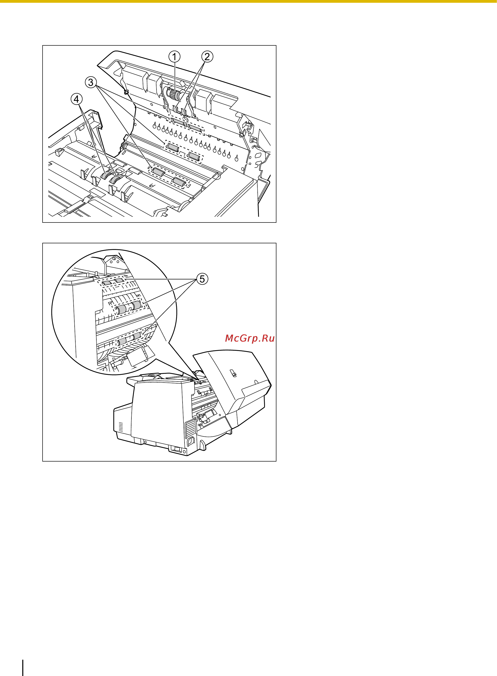 Panasonic KV-S5055C [60/93] Расположение валиков