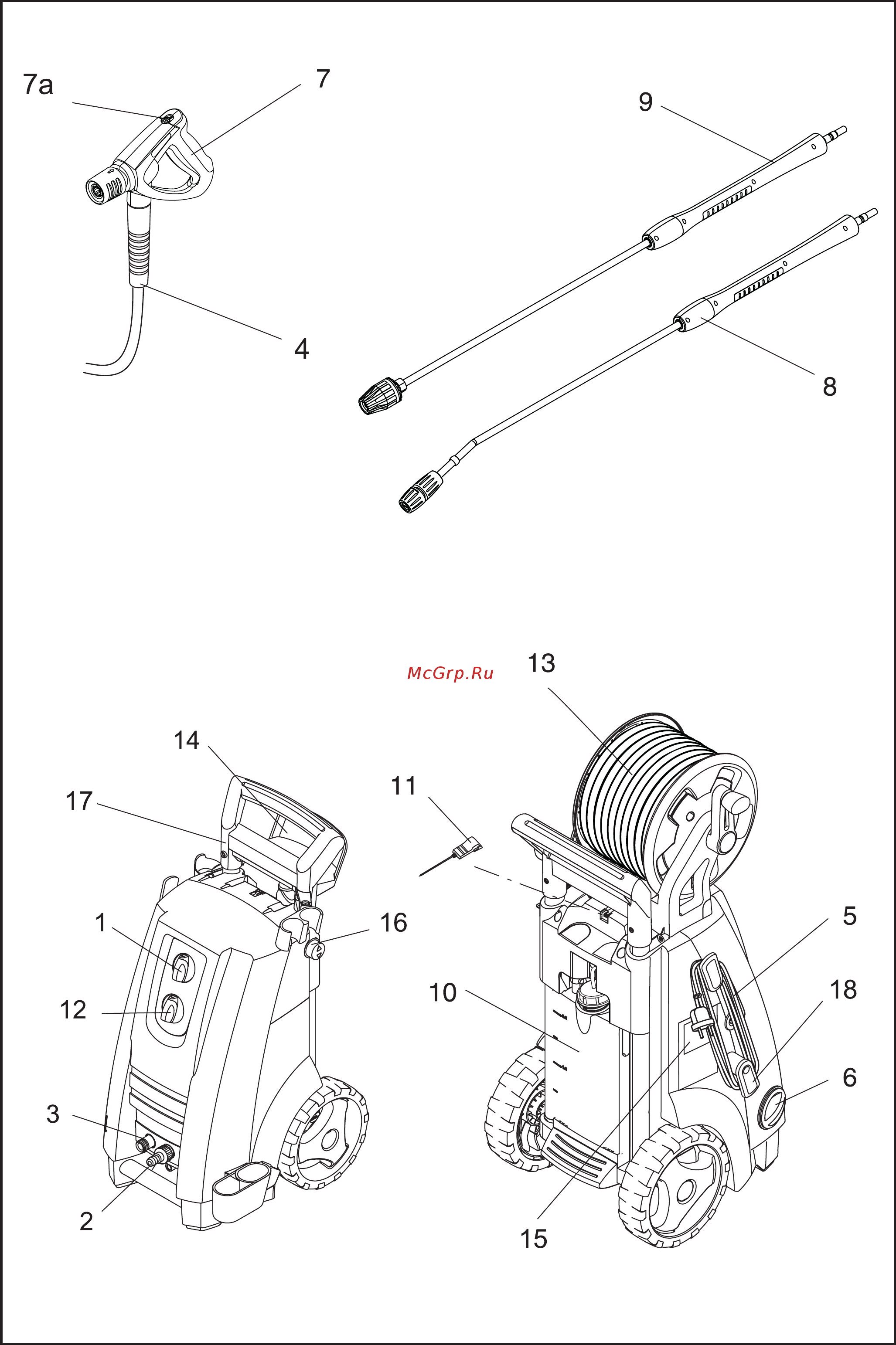 Nilfisk Alto POSEIDON 2-29 128470140 Инструкция по эксплуатации онлайн [19/20] 13843