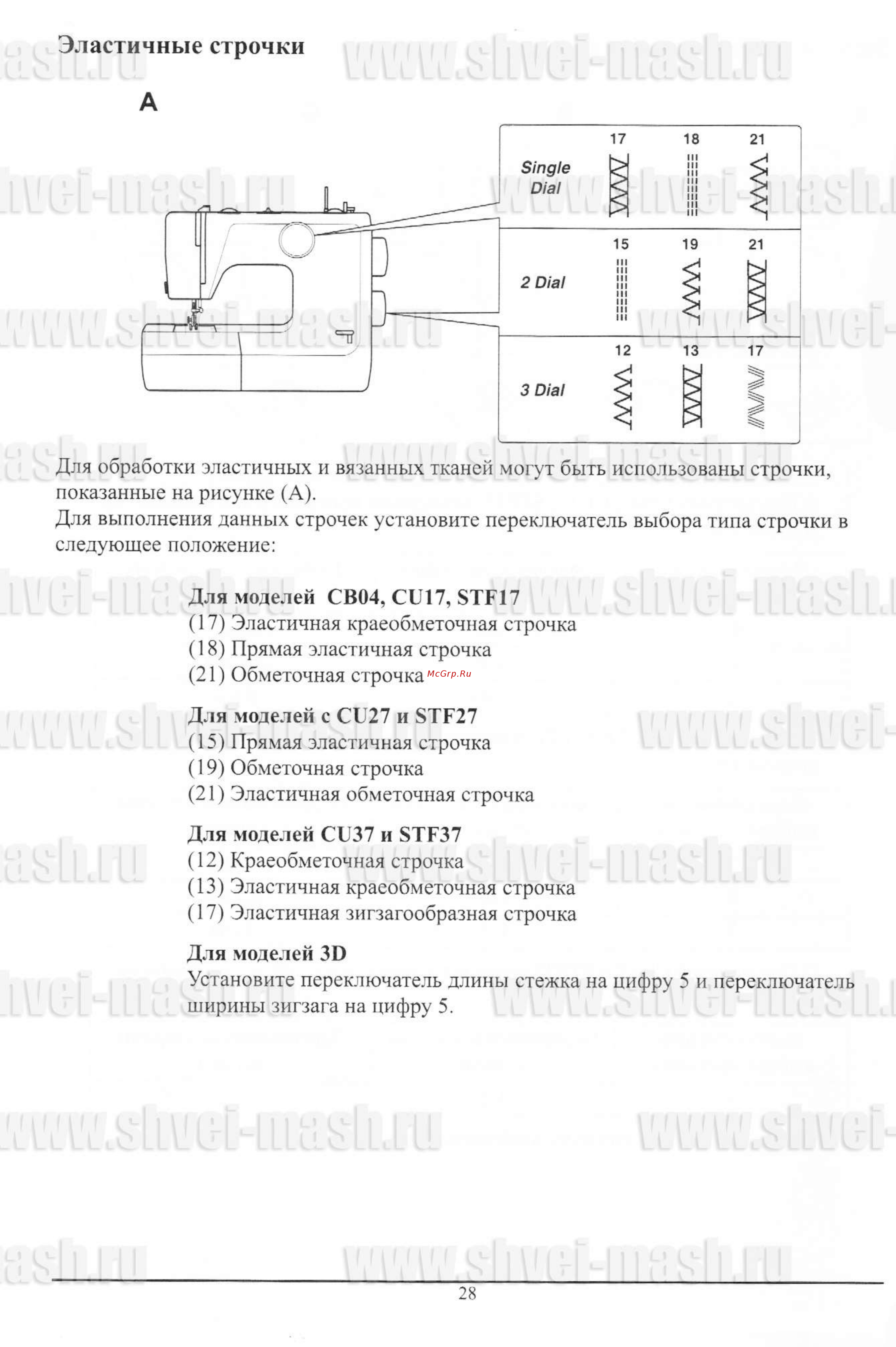 Toyota JS 121 [29/50] Эластичные строчки