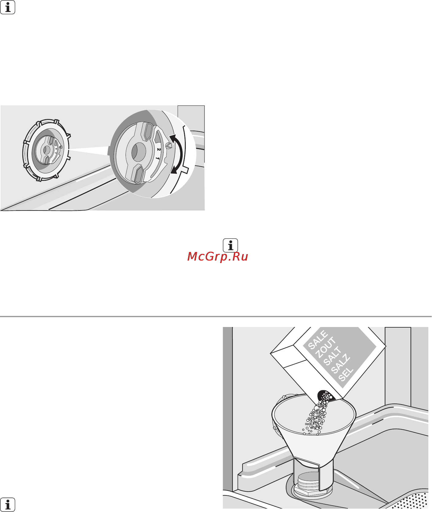 Electrolux ESF 43005 [8/21] Использование соли для посудомоечных машин
