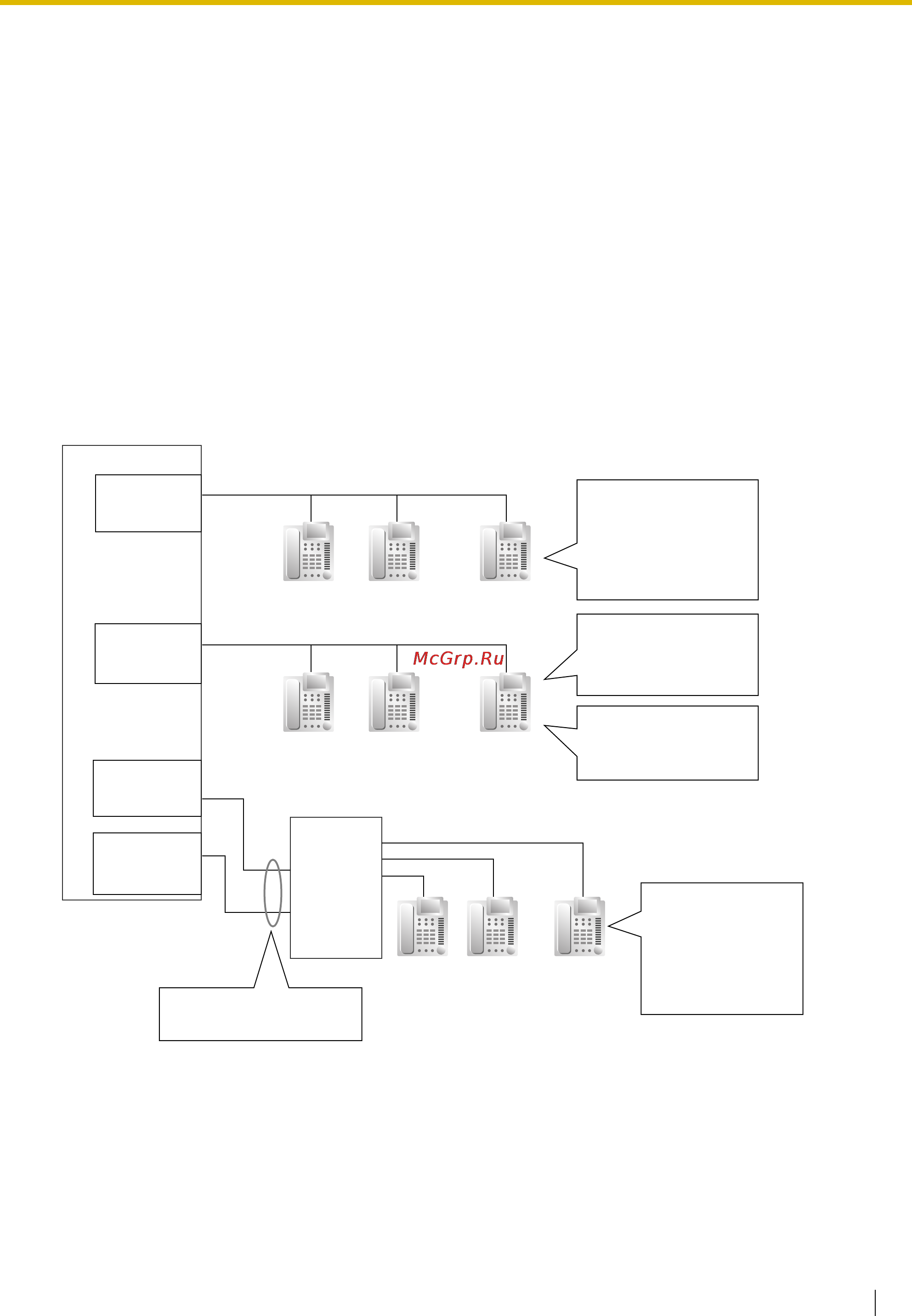 Panasonic KX-TDE200RU [263/478] Isdn extension внутренняя isdn линия