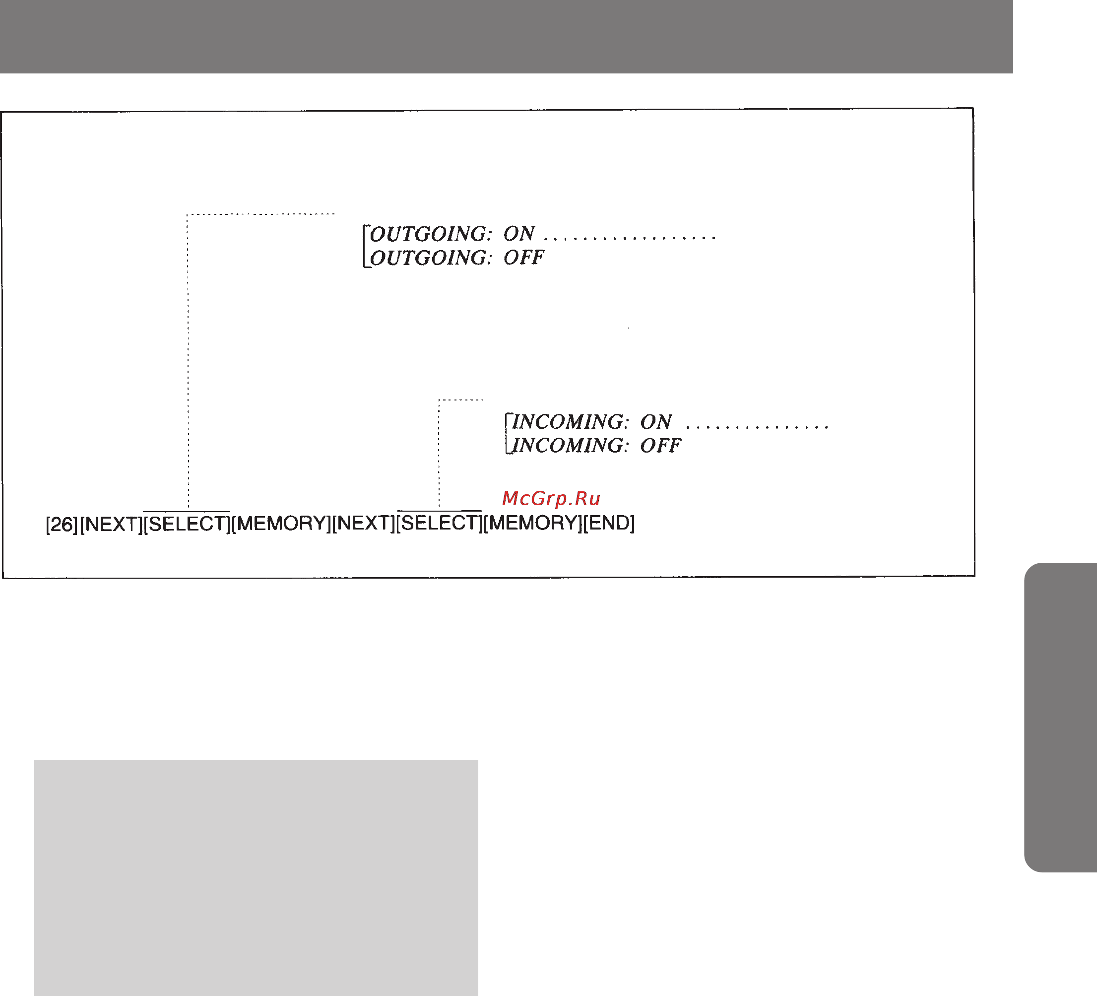 Panasonic KX-T61610B [63/151] Выбор режима подробного протоколирования сообщений абонента 8мок