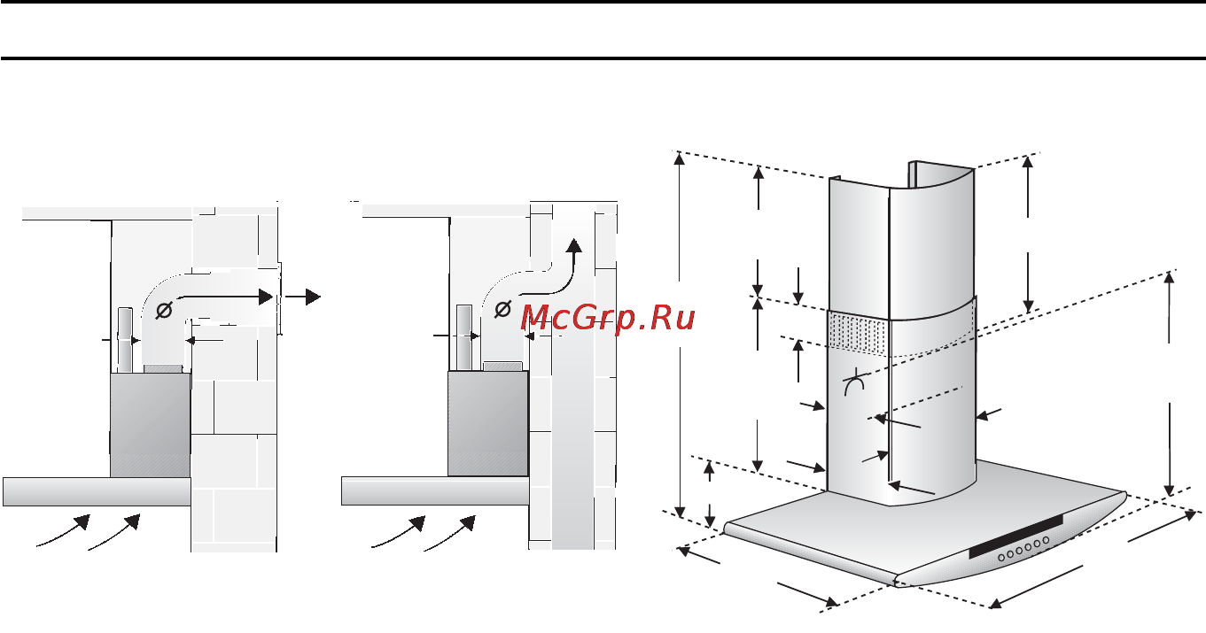 Neff D99T7.. [10/17] Перед монтажом