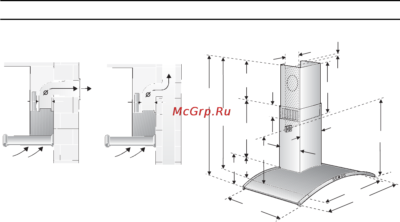 Neff D79M5.. [8/14] Перед монтажом