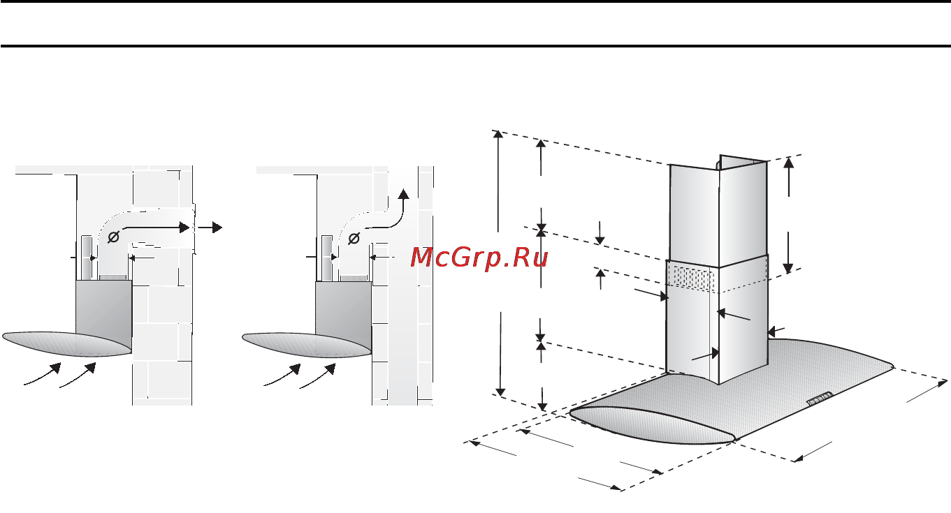 Neff D9750.. [10/17] Перед монтажом