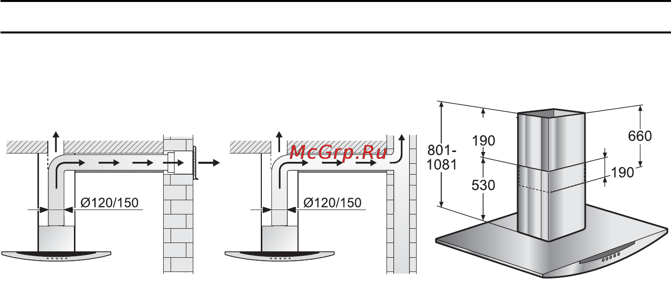Neff D71T7.. [10/18] Перед монтажом