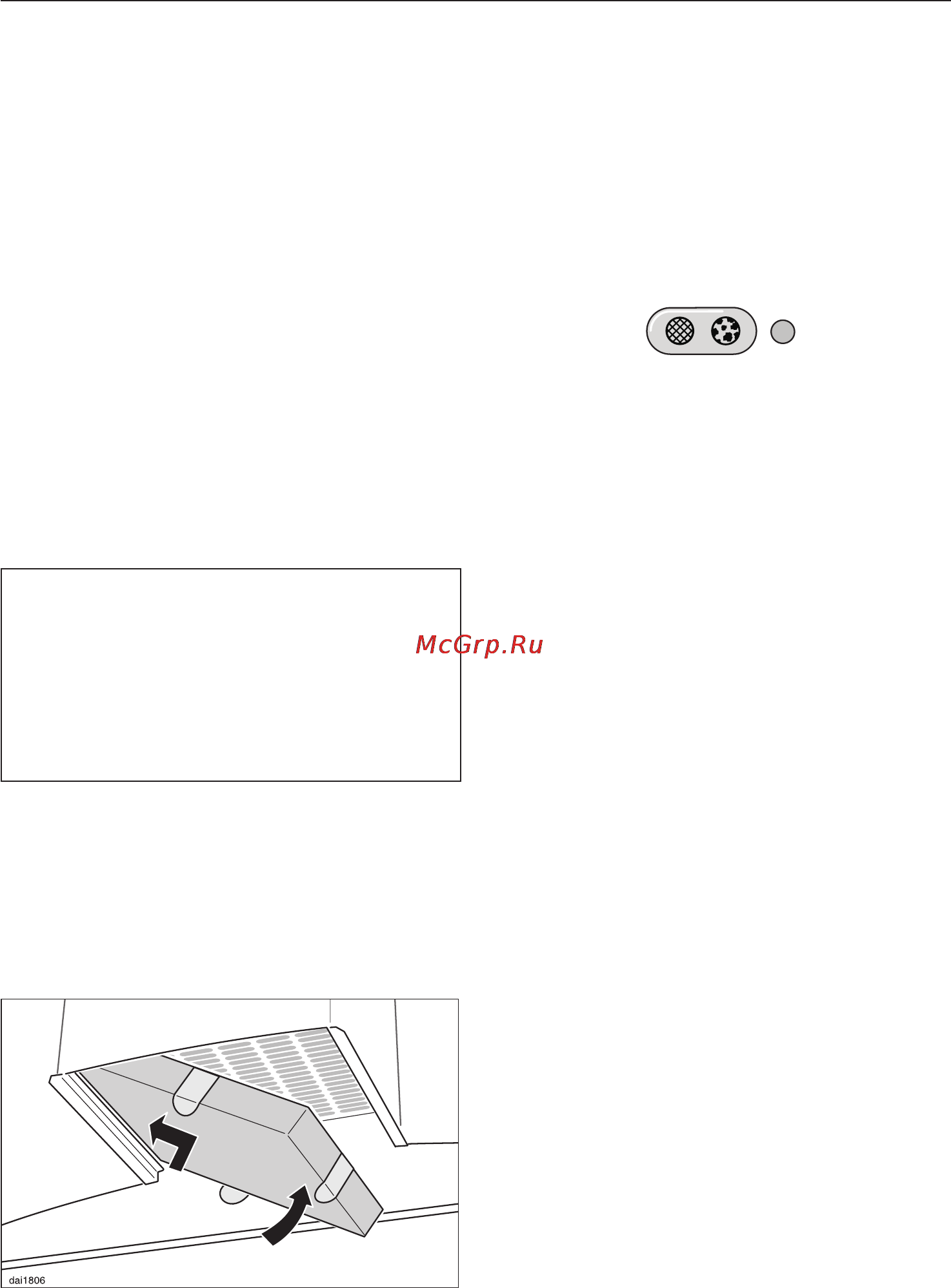 Miele DA 5190 W EXT [22/36] Óñòàíîâêà çàìåíà óãîëüíîãî ôèëüòðà 22