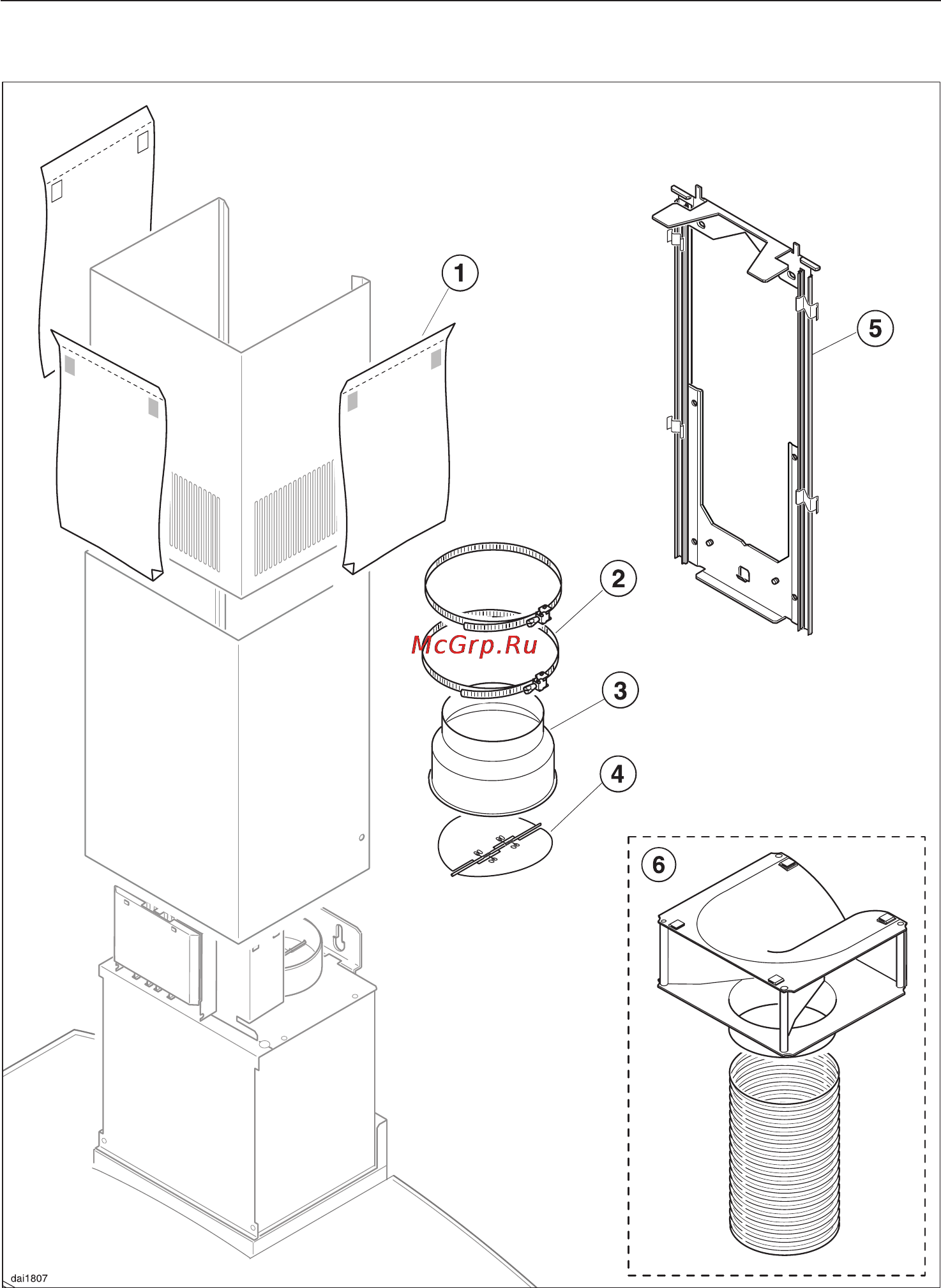 Miele DA 5190 W EXT [26/36] Ìîíòàæ 26