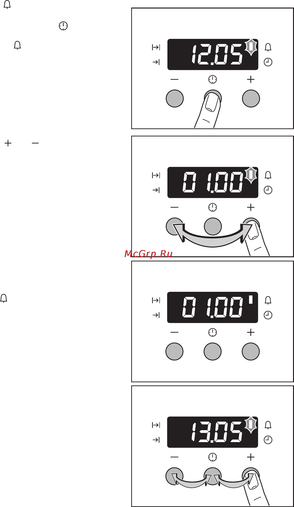 Electrolux EOB33100 K [18/64] Будильник