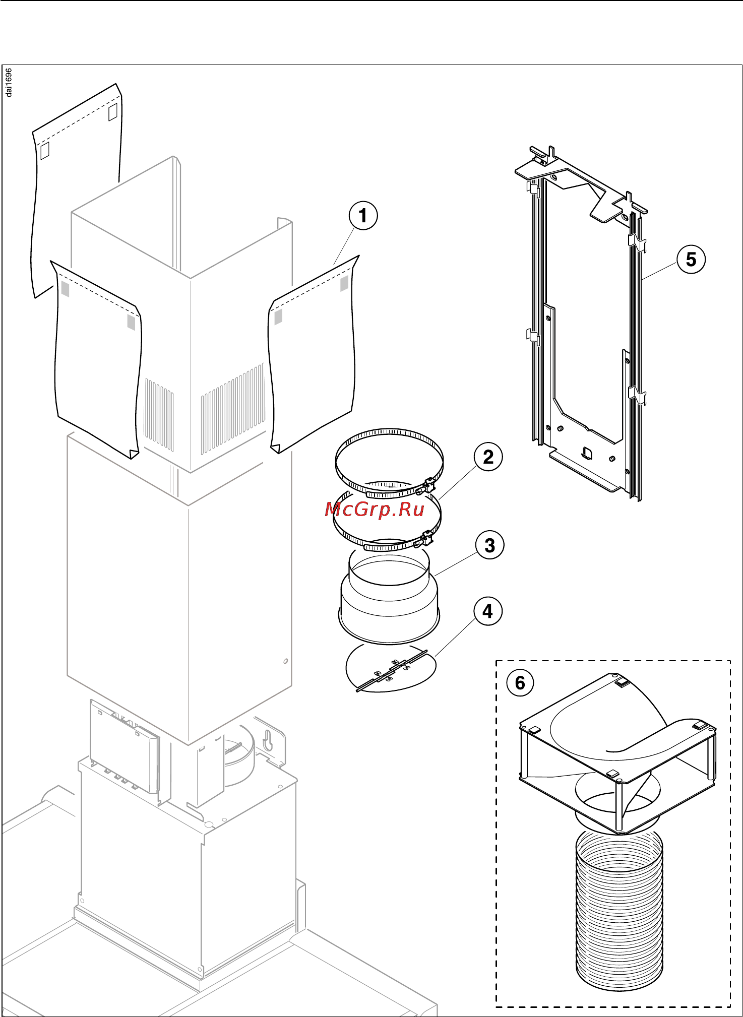Miele DA 439 [26/40] Ìîíòàæ