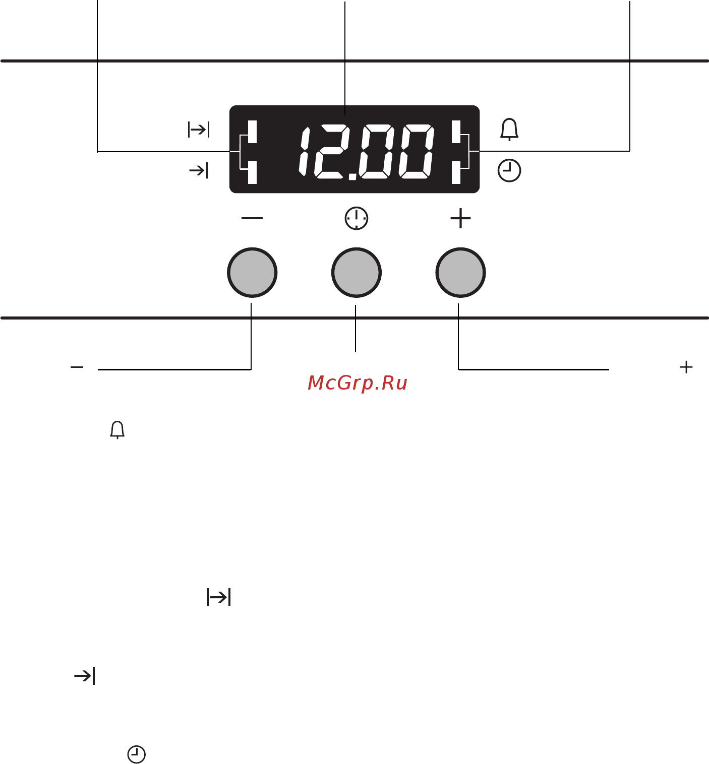 Electrolux EOB53100 X [17/64] Функции часов