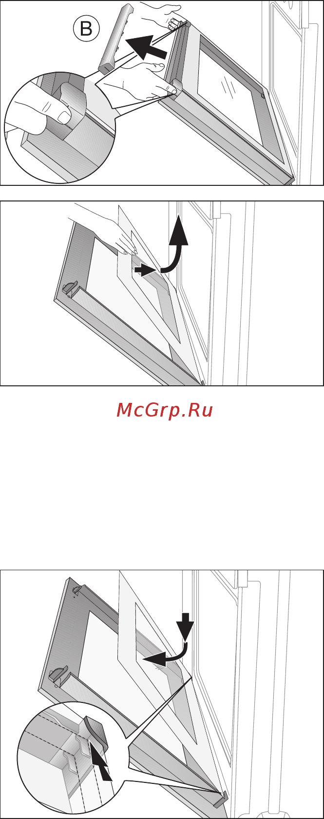 Electrolux EOB53100 X [50/64] Мытье дверного стекла