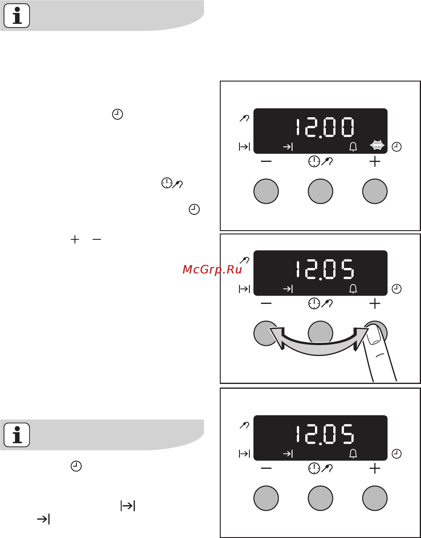 Electrolux EOB64100 K [10/72] Установка и изменение времени суток