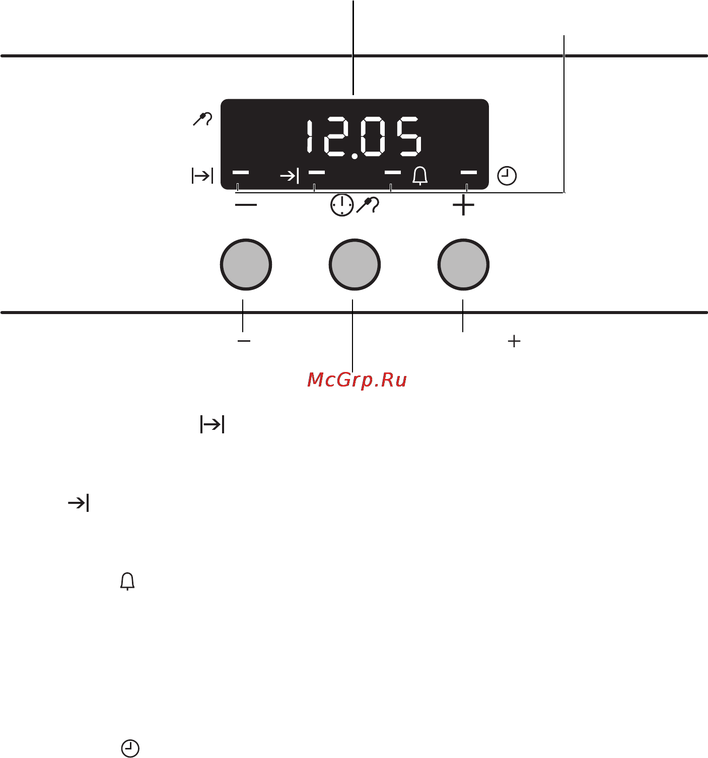 Electrolux EOB64100 K [20/72] Функции часов