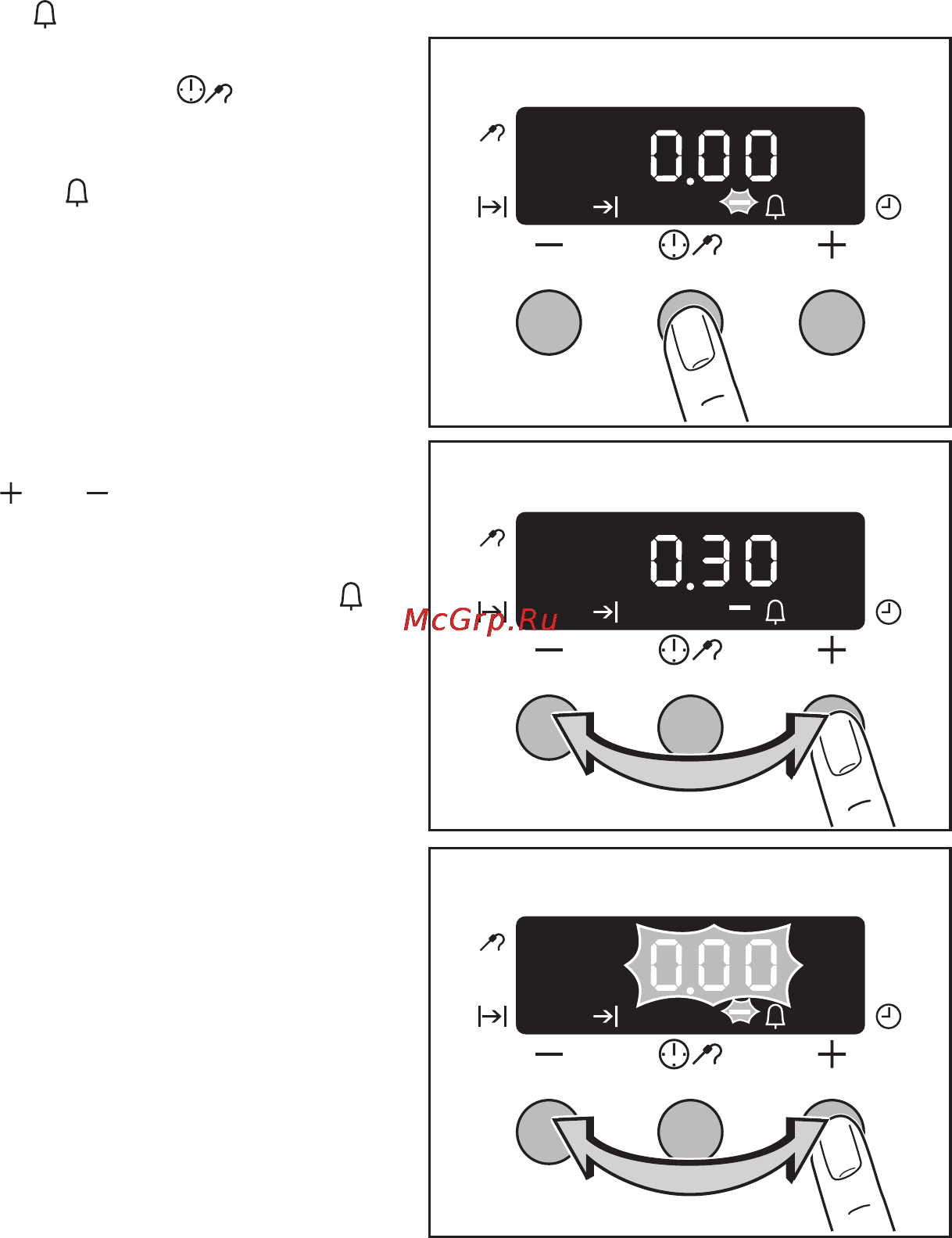Electrolux EOB64100 K [22/72] Будильника
