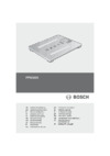 Bosch PPW 3320 Инструкция по эксплуатации