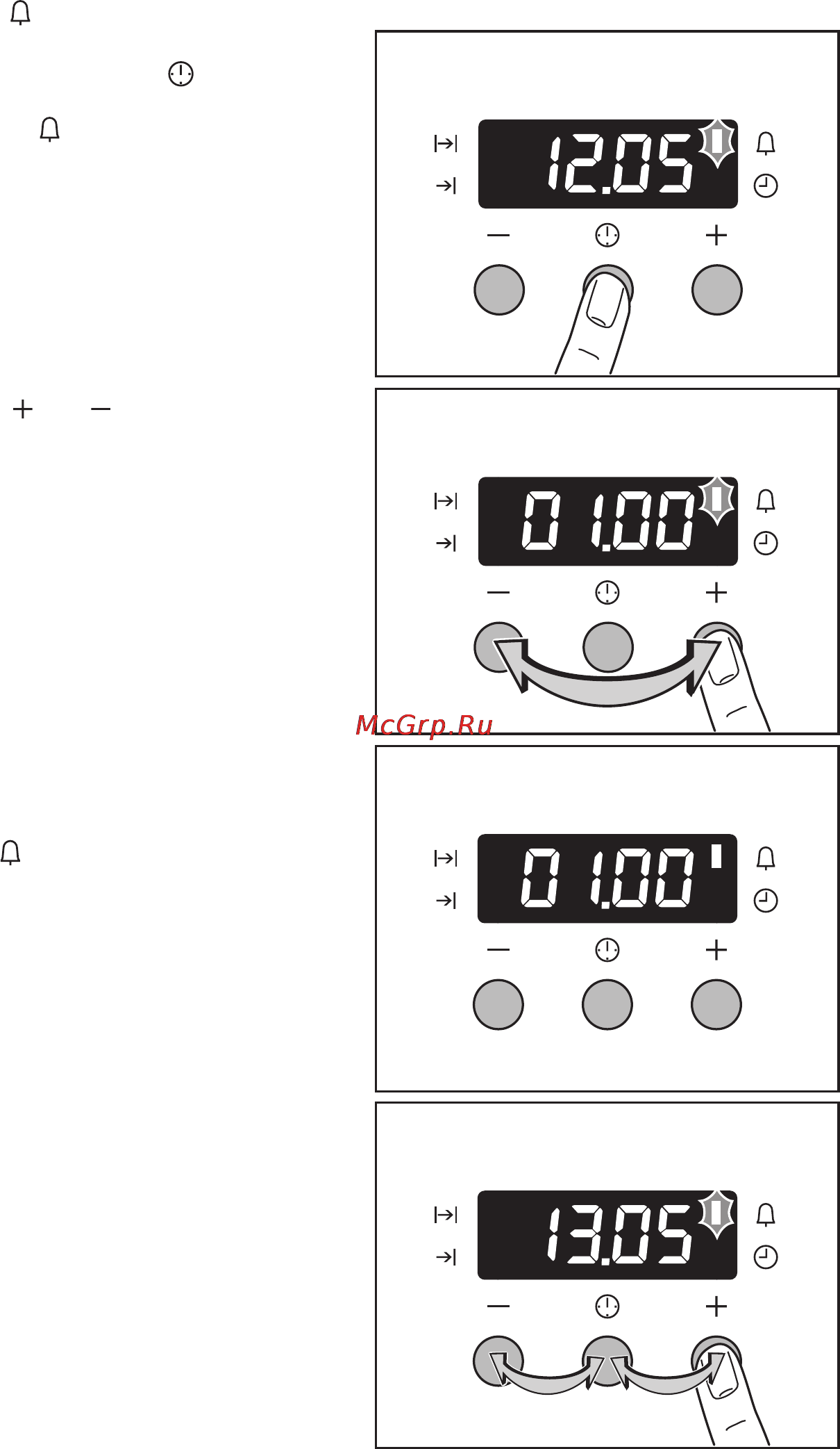 Electrolux EOB63100 X [20/72] Будильник
