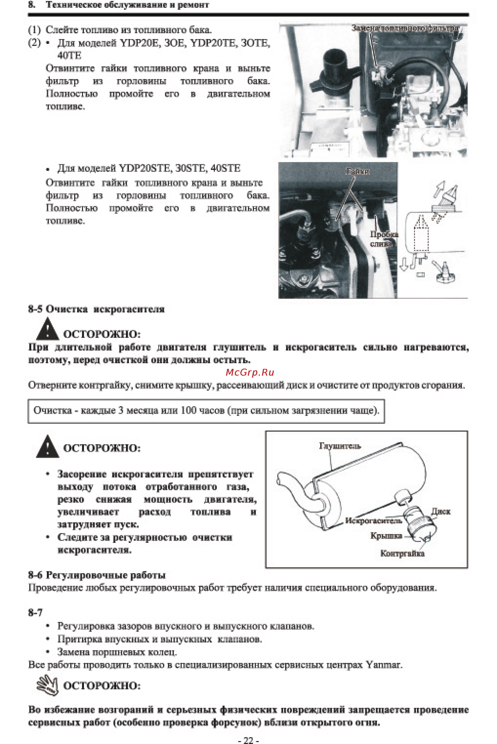 Yanmar YDP40TN Инструкция по эксплуатации онлайн [23/26] 14187