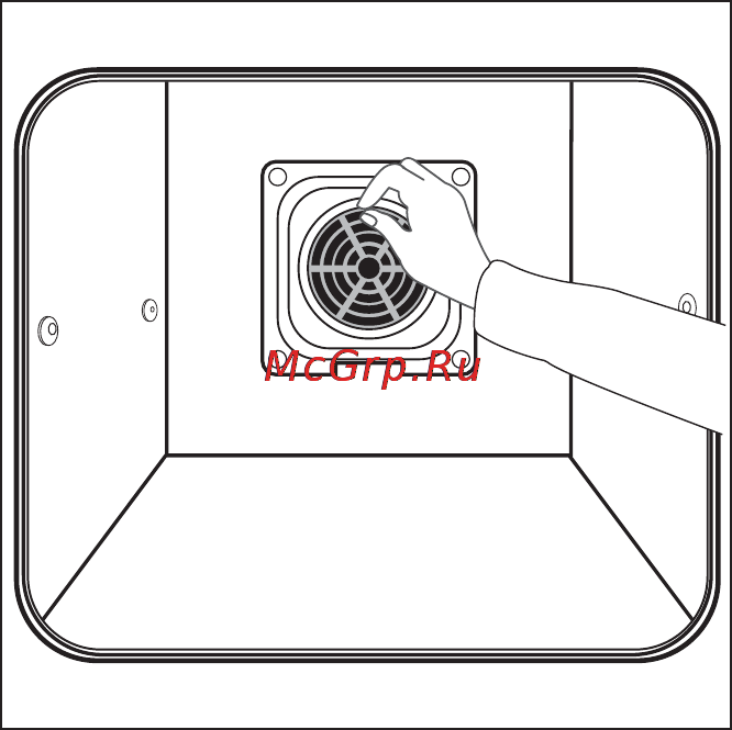Electrolux EOC68200 X [22/88] Снятие жирового фильтра