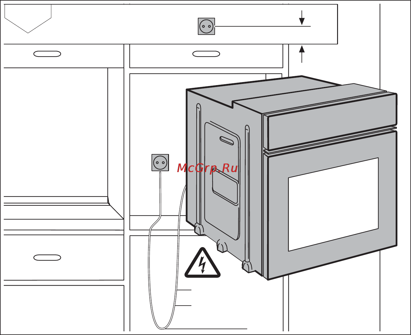 Electrolux EOC69400 X [65/76] Установка electrolux 65