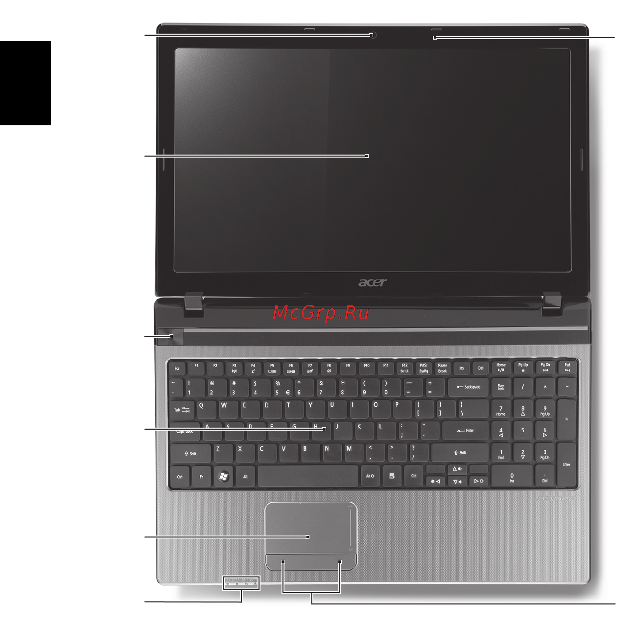 Acer Aspire 5750G-2413G50Mnbb [202/320] Преглед на вашия acer ноутбук