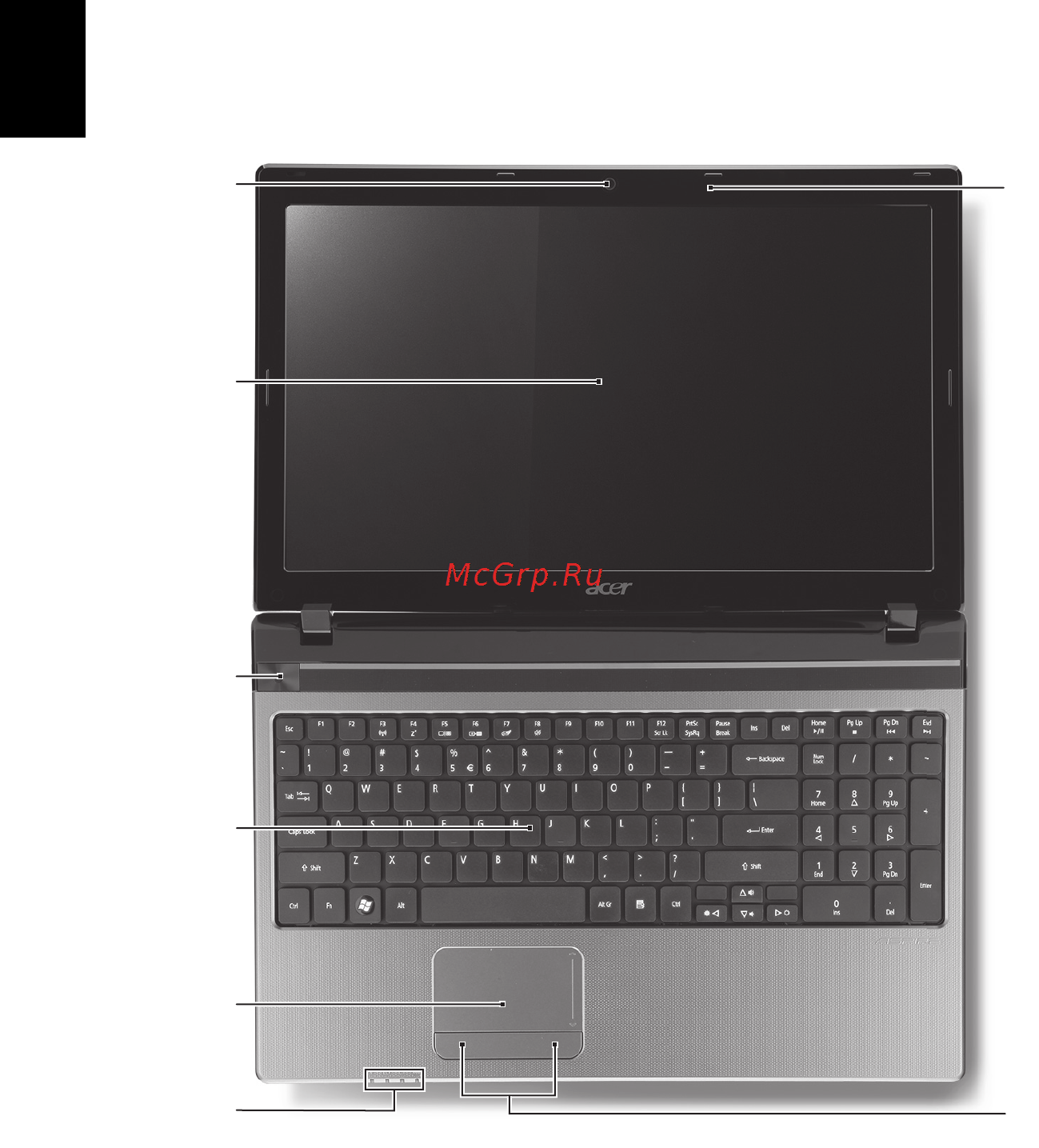 Acer ASPIRE 5750G-2416G64Mnkk [284/320] Acer жешвйшшя