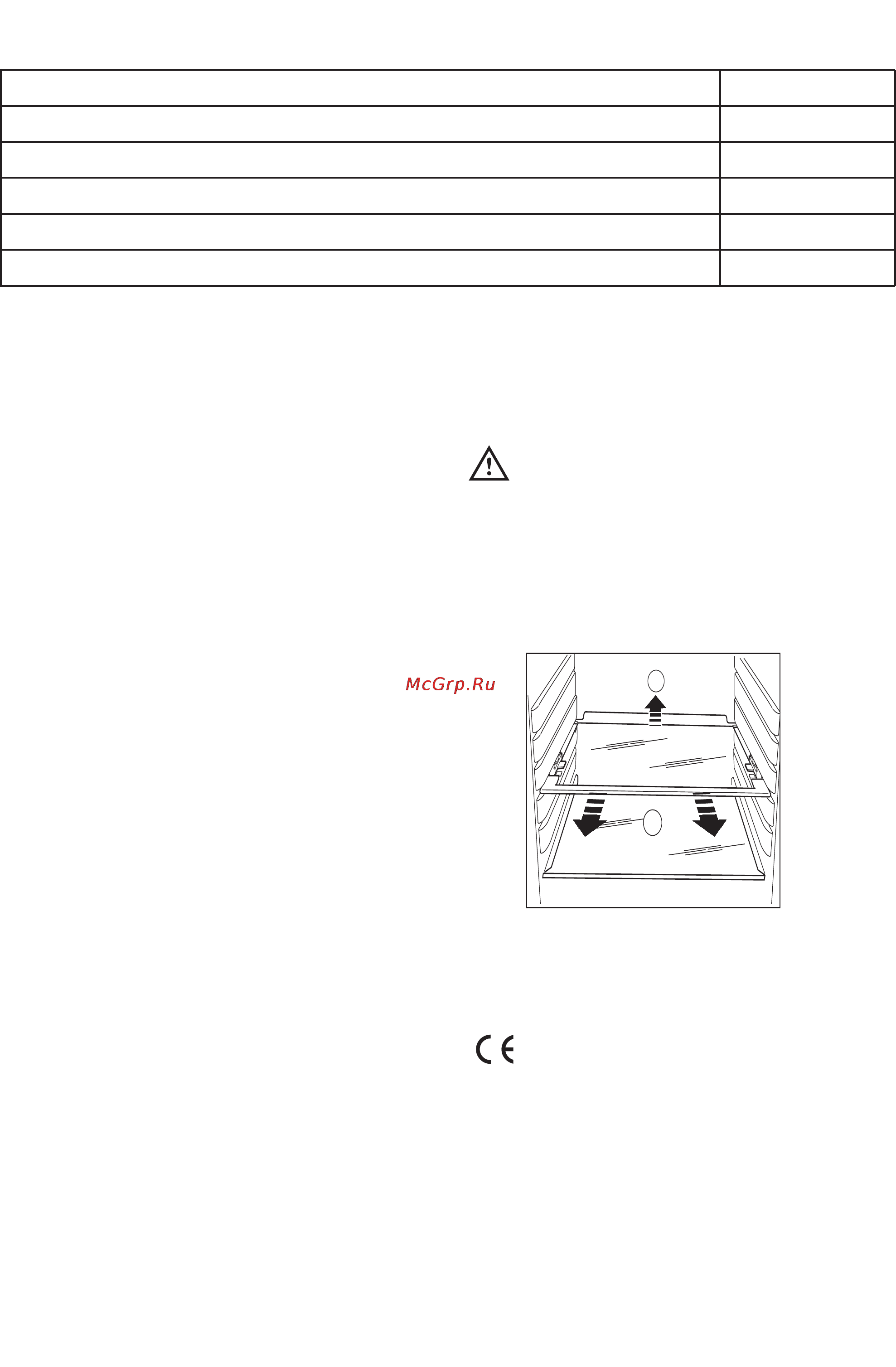 Electrolux ERN29750 [11/15] Технические данные