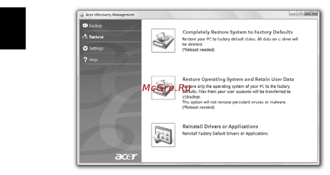 Acer ASPIRE 5742Z-P623G32Mirr [1110/2205] Obnovenie