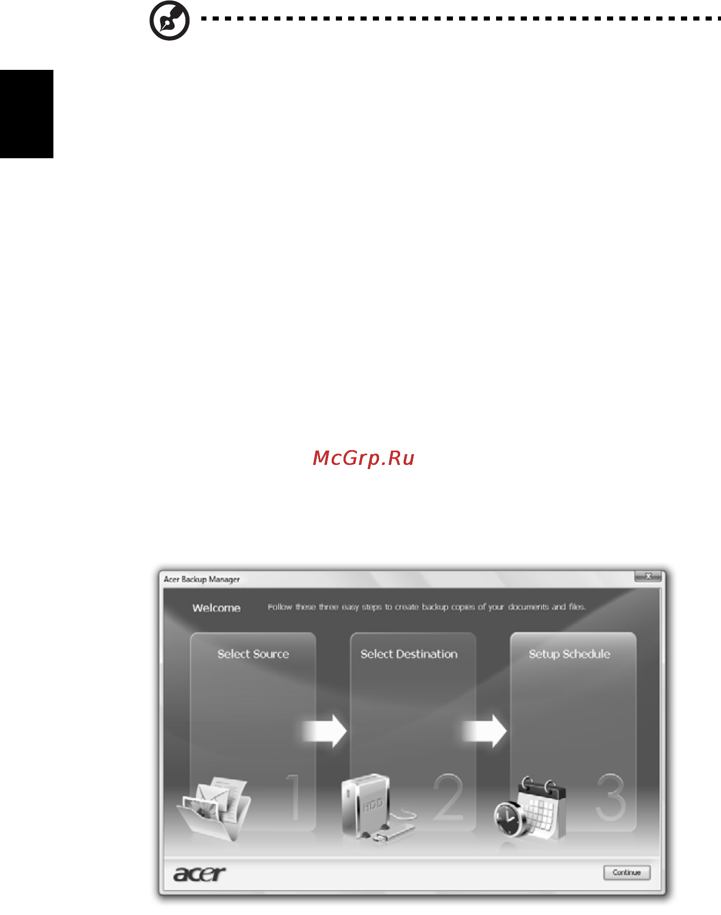Acer ASPIRE 5742Z-P623G32Mirr [1462/2205] Acer backup manager