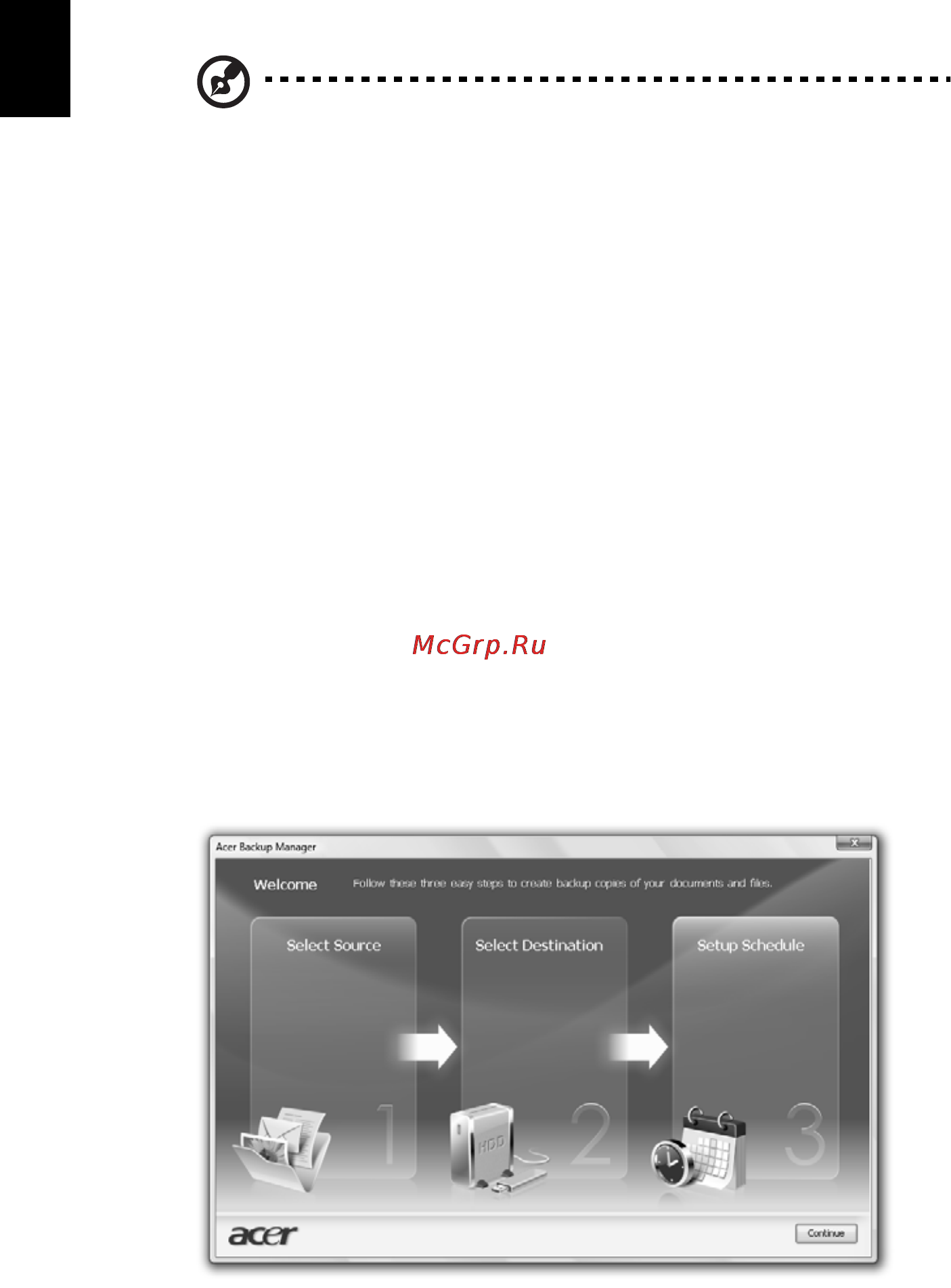 Acer ASPIRE 5742Z-P623G32Mirr [1822/2205] Acer backup manager