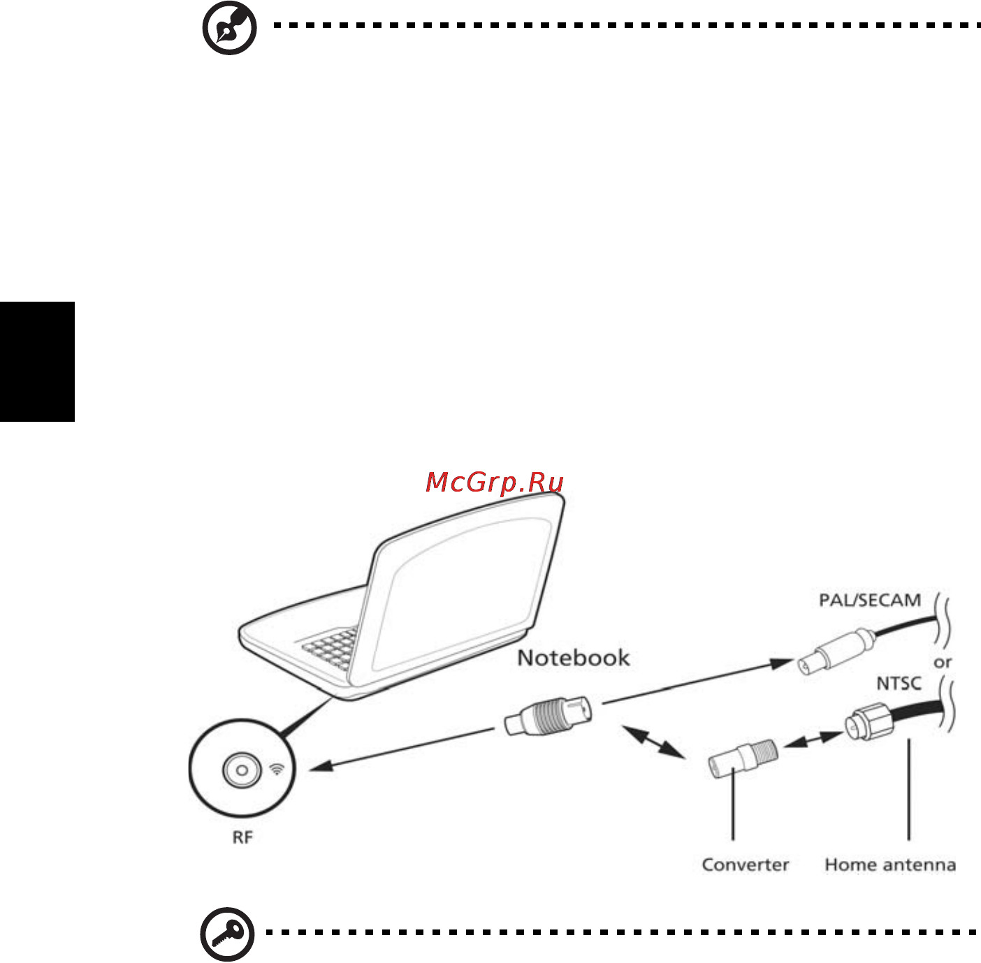 Acer ASPIRE 5742Z-P623G32Mirr [636/2205] Se tv med en ekstern antenne eller kabeldåse