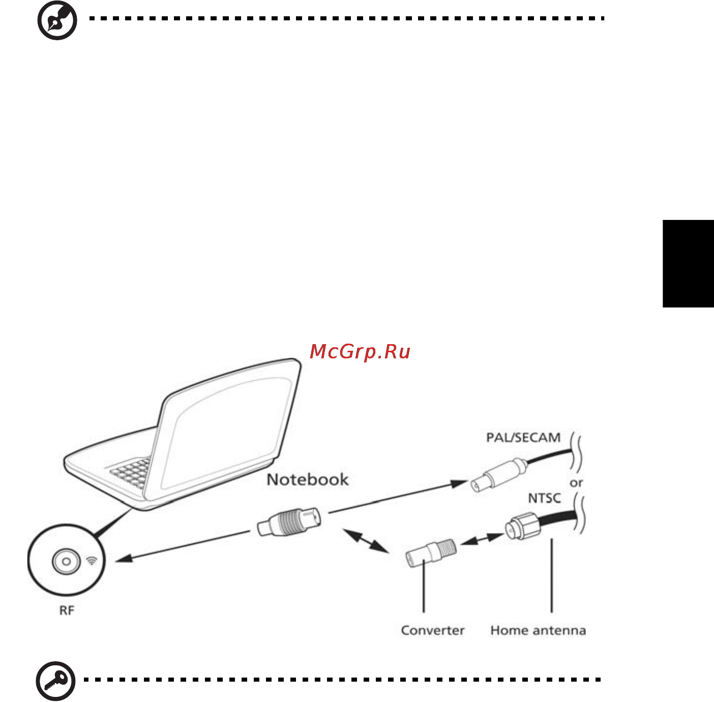 Acer ASPIRE 5742Z-P623G32Mirr [993/2205] Tv nézés külső antennával vagy kábel aljzattal