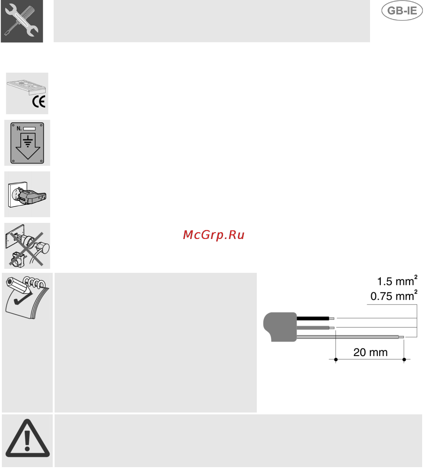Smeg PDXF116RS [13/18] Electrical connection