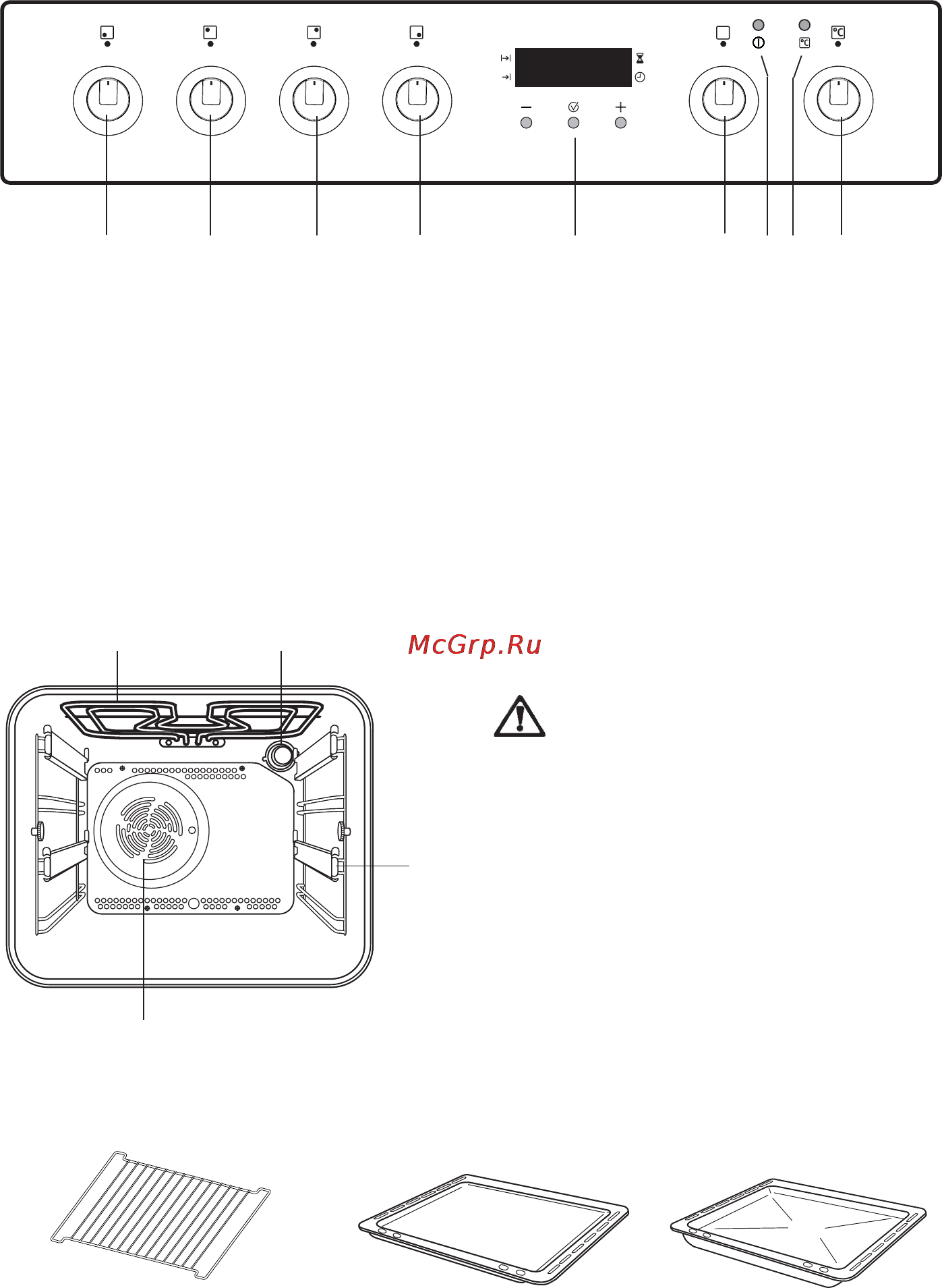 Electrolux EKC603505X [8/45] Панель управления