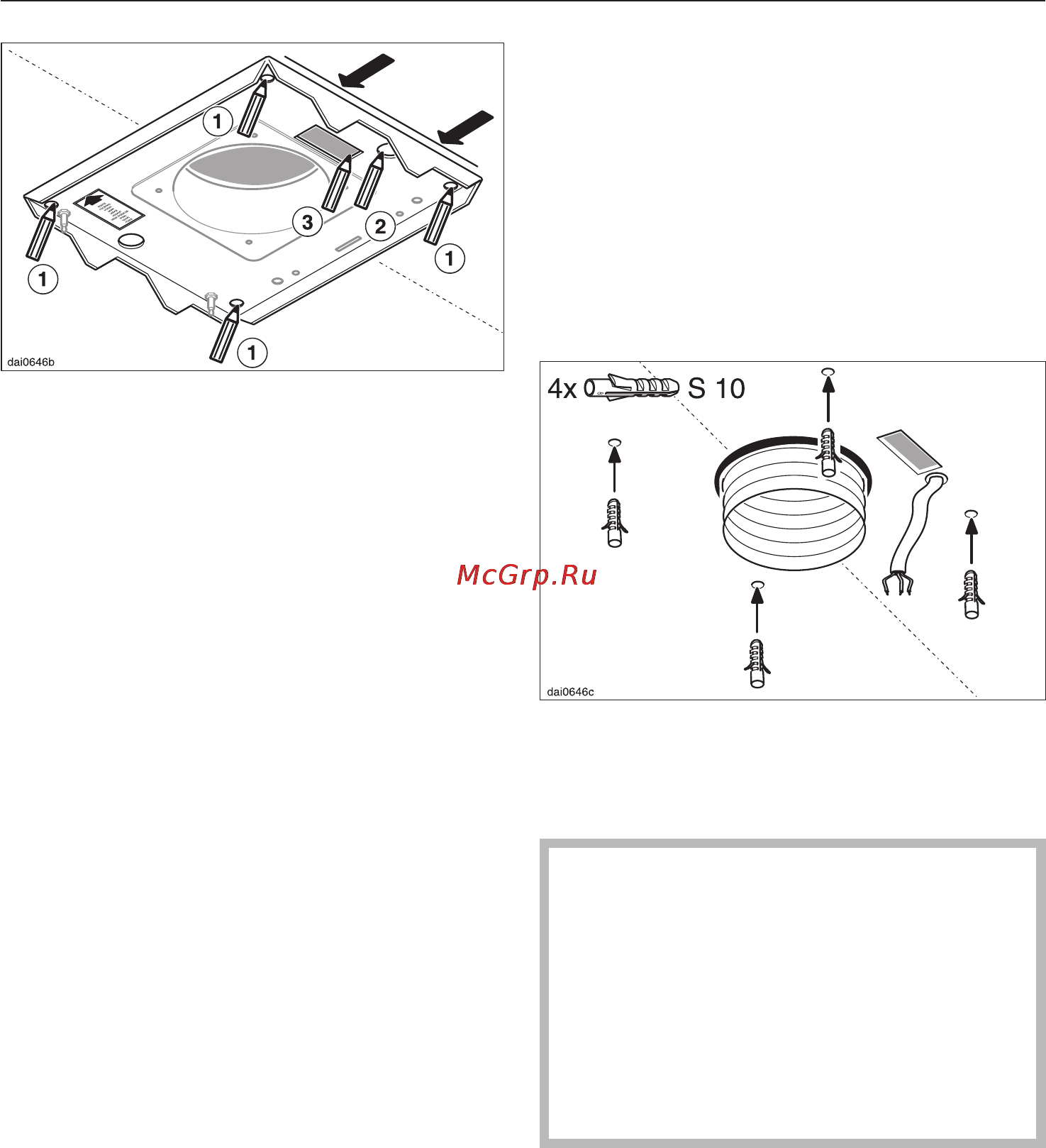 Miele DA 270 EXT Alu [22/32] Монтаж