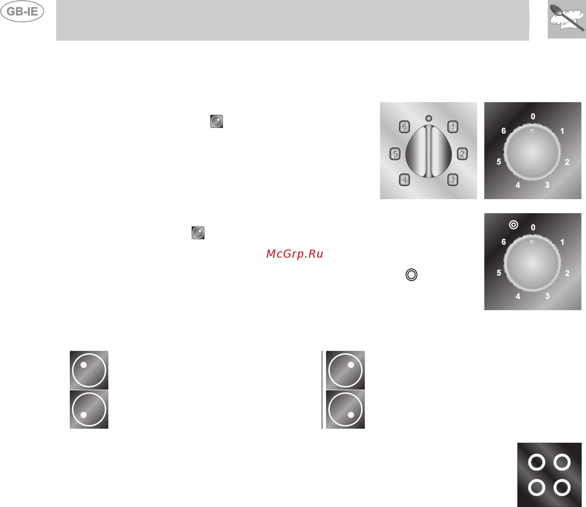 Smeg SEH530X1 [7/15] Single cooking zones