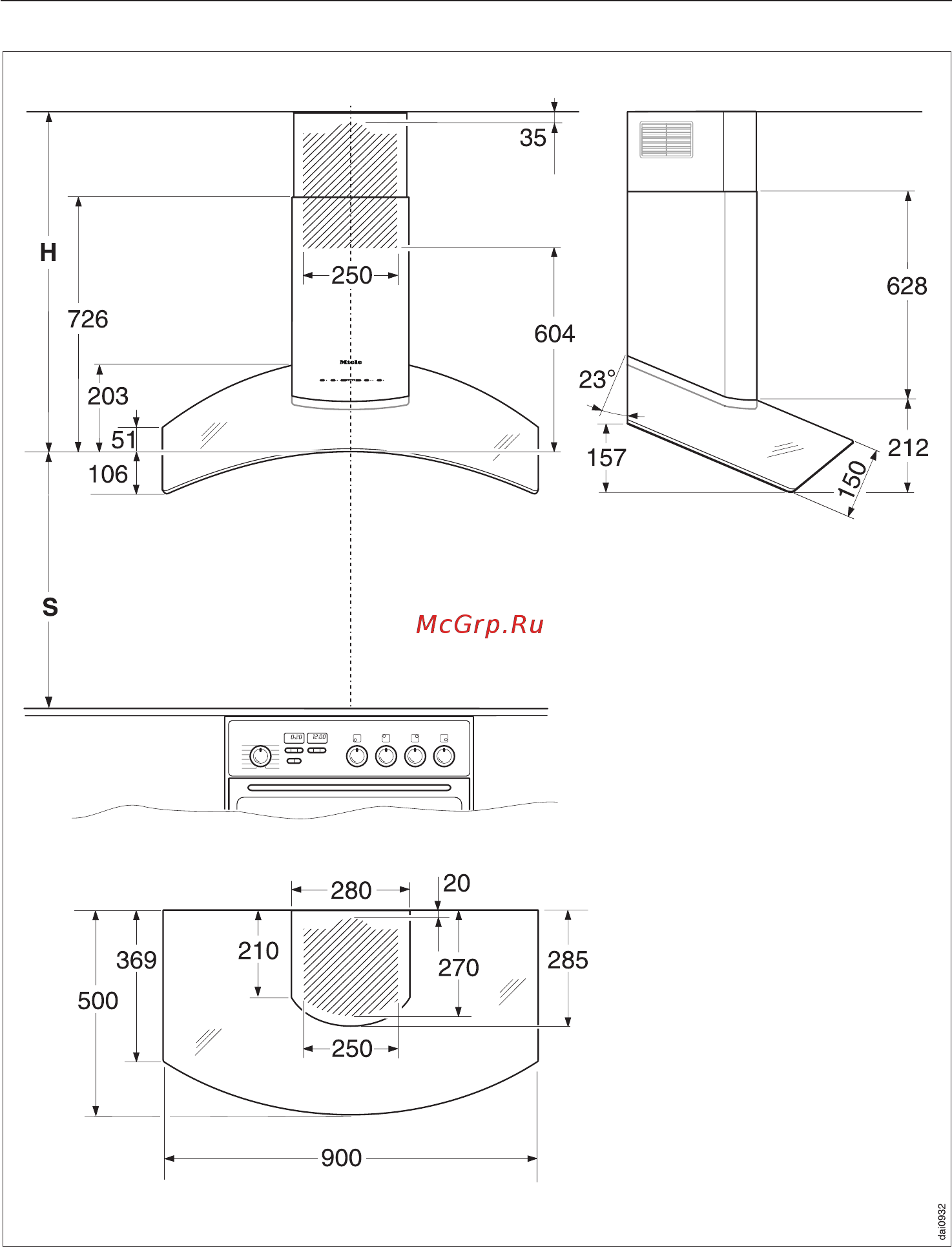 Miele DA 249-2 EXT Инструкция по эксплуатации онлайн [24/36] 14391