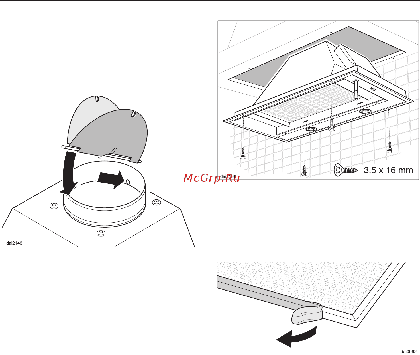 Miele DA 2270 EXT [26/40] Ðàçìåðû ïðèáîðà 26