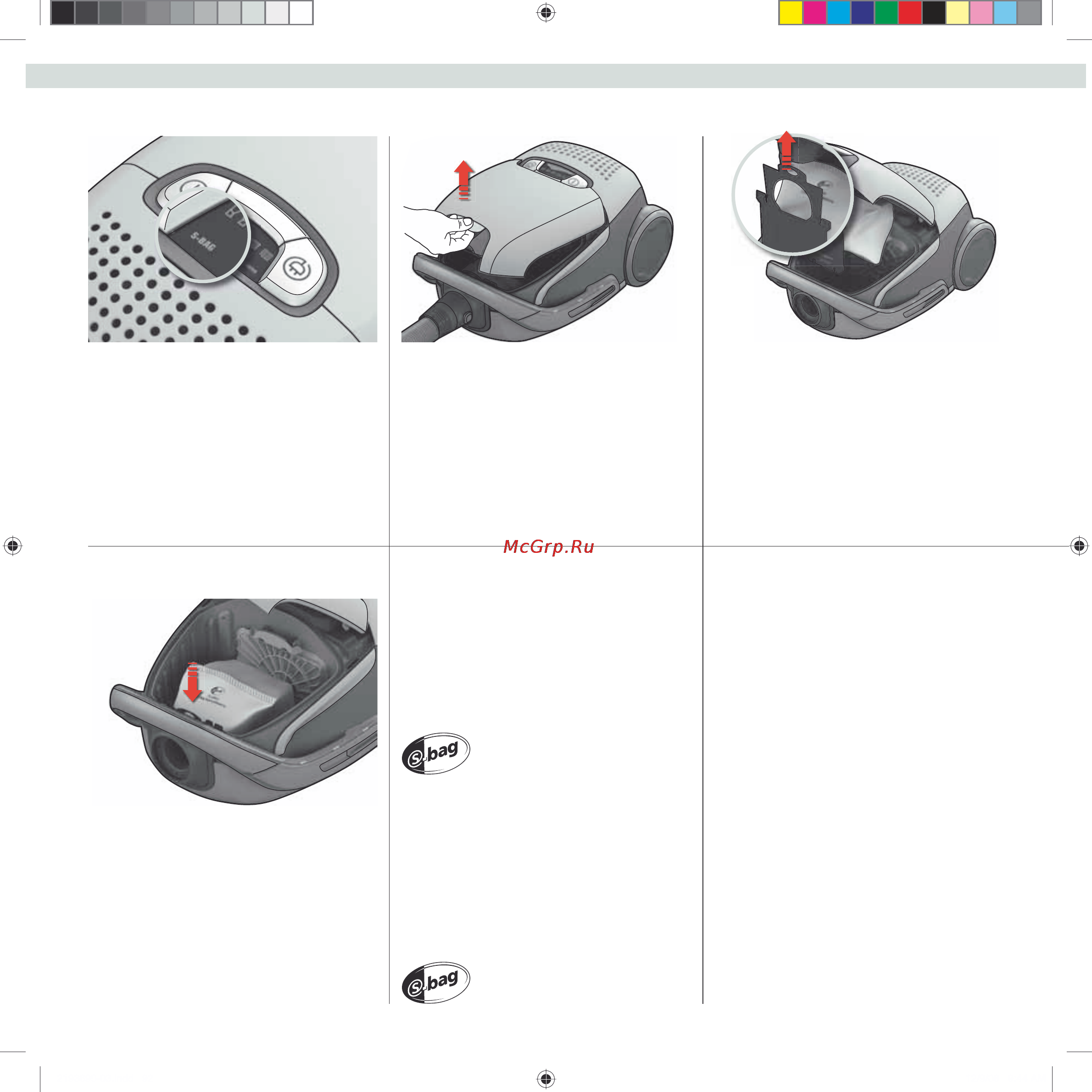 Electrolux Z8840 [8/15] Замена п ы лесборника s bag зам і на м і шка для збирання пилу s bag