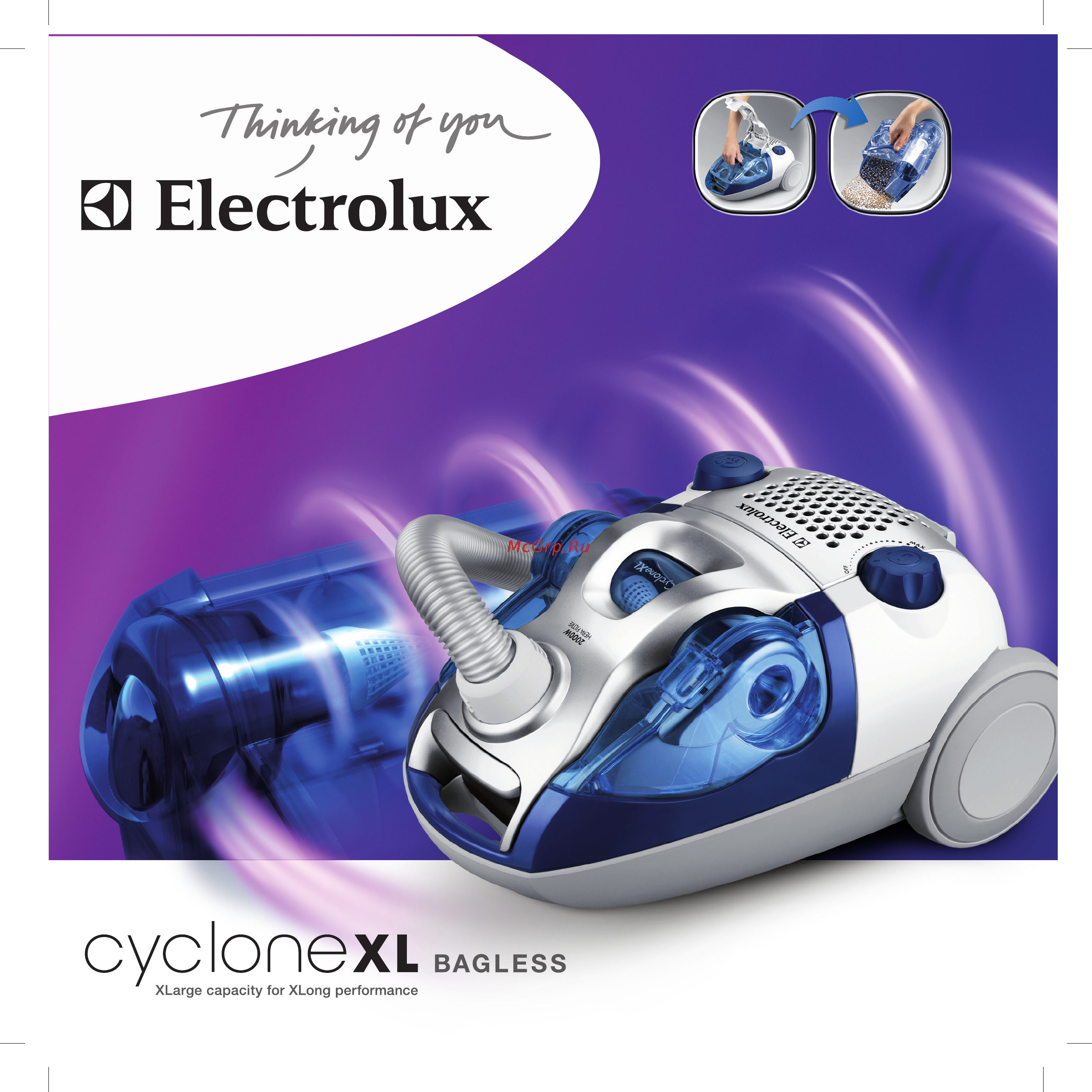 Electrolux ZCX6400FF Инструкция по эксплуатации онлайн